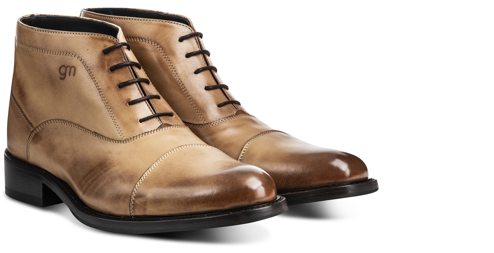 ADRAD - SCARPE CON RIALZO IN PELLE DA 6 A 8 CM PIÙ ALTO