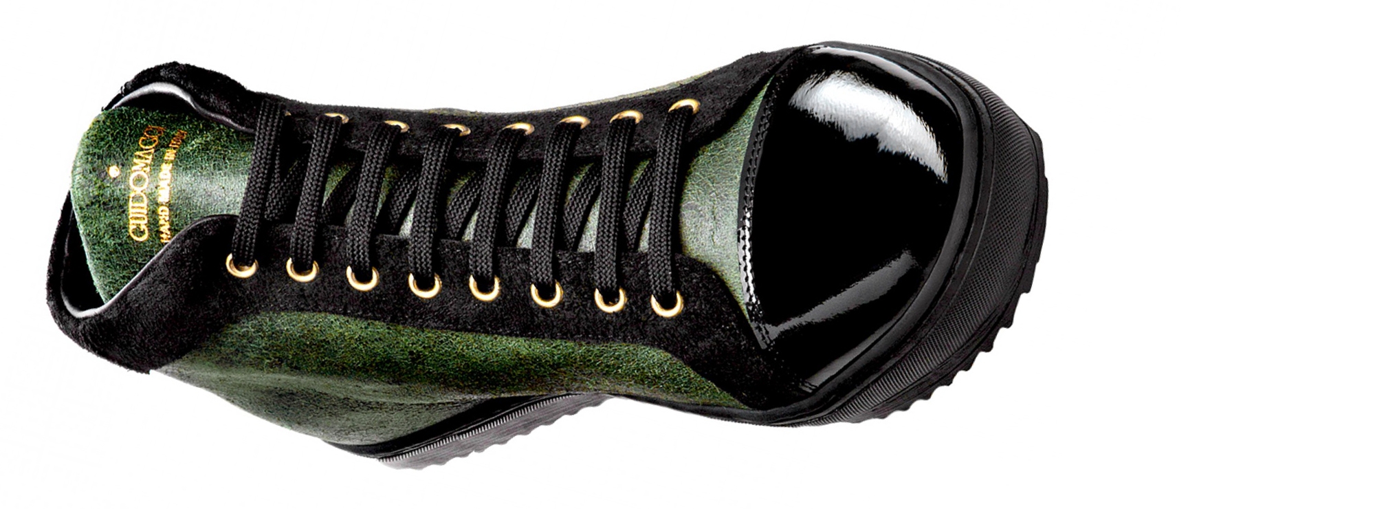 Mandarin - Elevator Sneakers in Mix of leathers from 2.4 to 3.1 inches