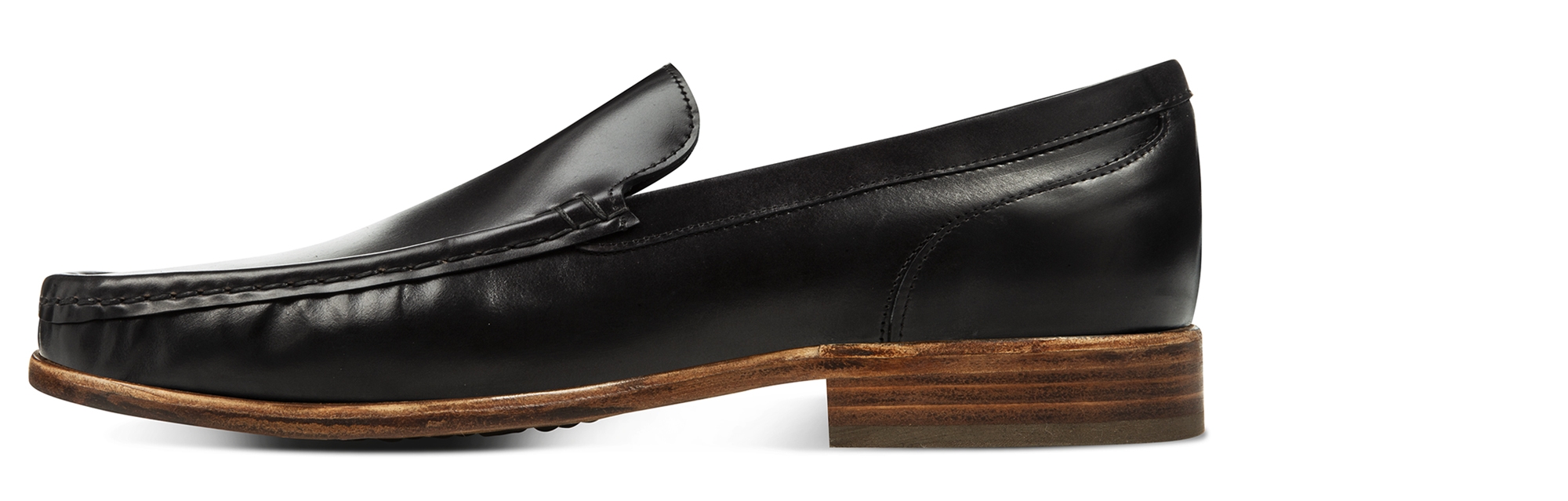 Montenegro - Elevator Loafers in Shell Cordovan Leather up to 2.6 inches