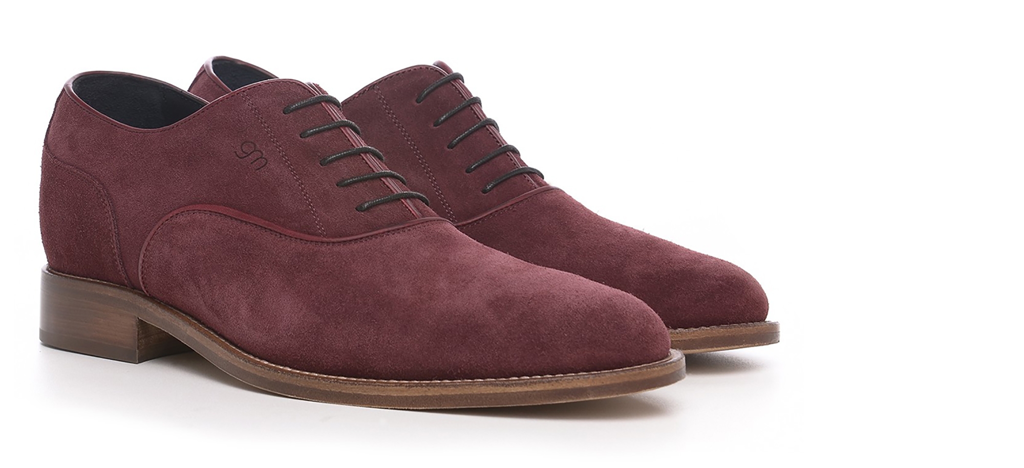 Belluno - Chaussures Classiques rehaussantes en Cuir Daim jusqu'à 8 cm en plus