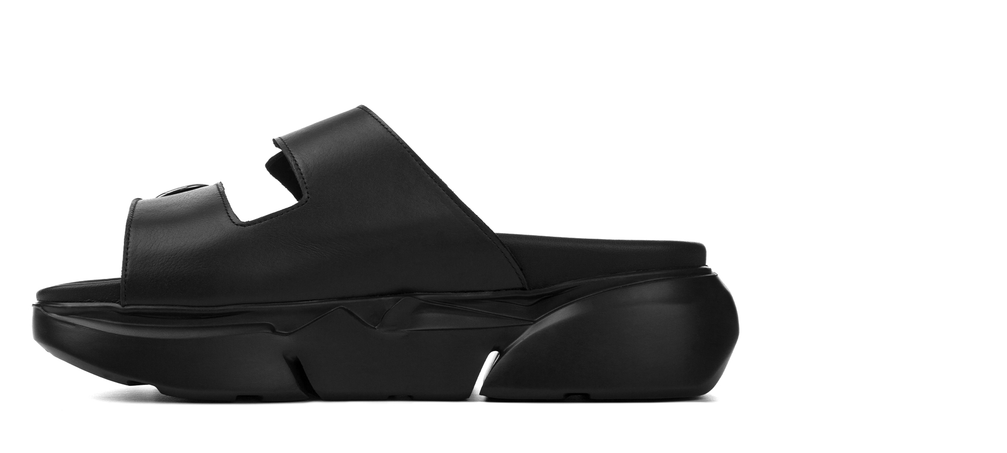 Cardano - Elevator Sandals in Full Grain Leather up to 2.4 inches