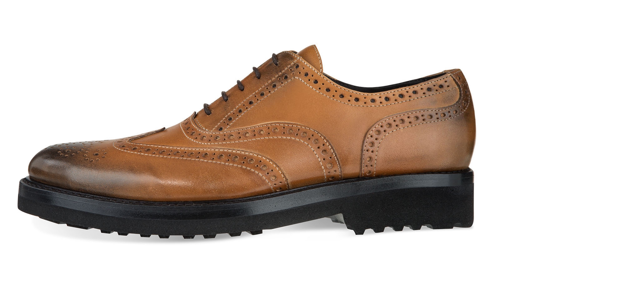 Agropoli - Elevator Shoes in Full Grain Leather from 2.4 to 3.1 inches