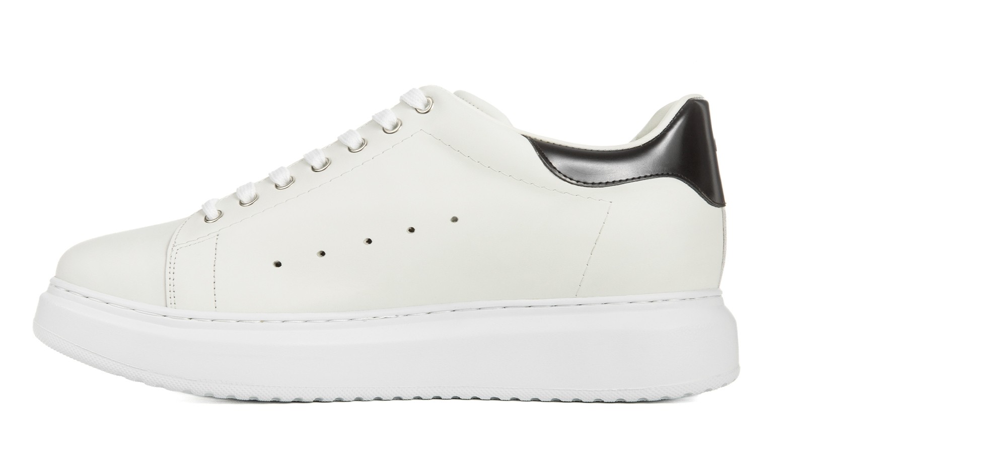 Bahia - Elevator Sneakers in Full Grain Leather from 2.4 to 3.1 inches