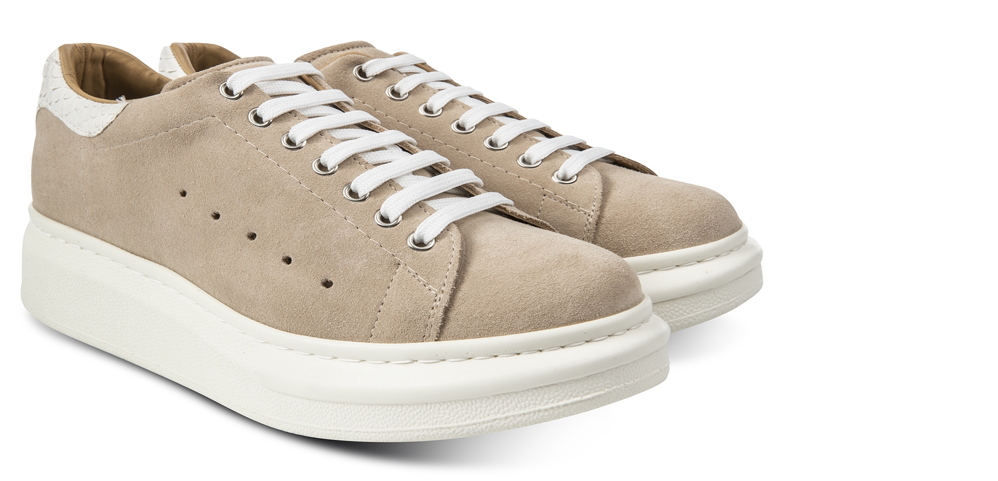 Alpine - Elevator Sneakers in Mix of leathers from 2.4 to 3.1 inches 
