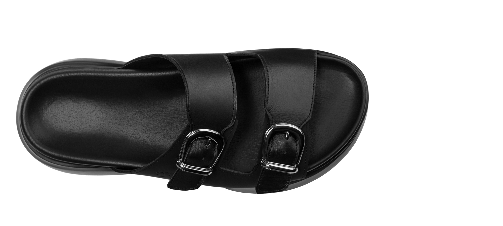 Cardano - Elevator Sandals in Full Grain Leather up to 2.4 inches