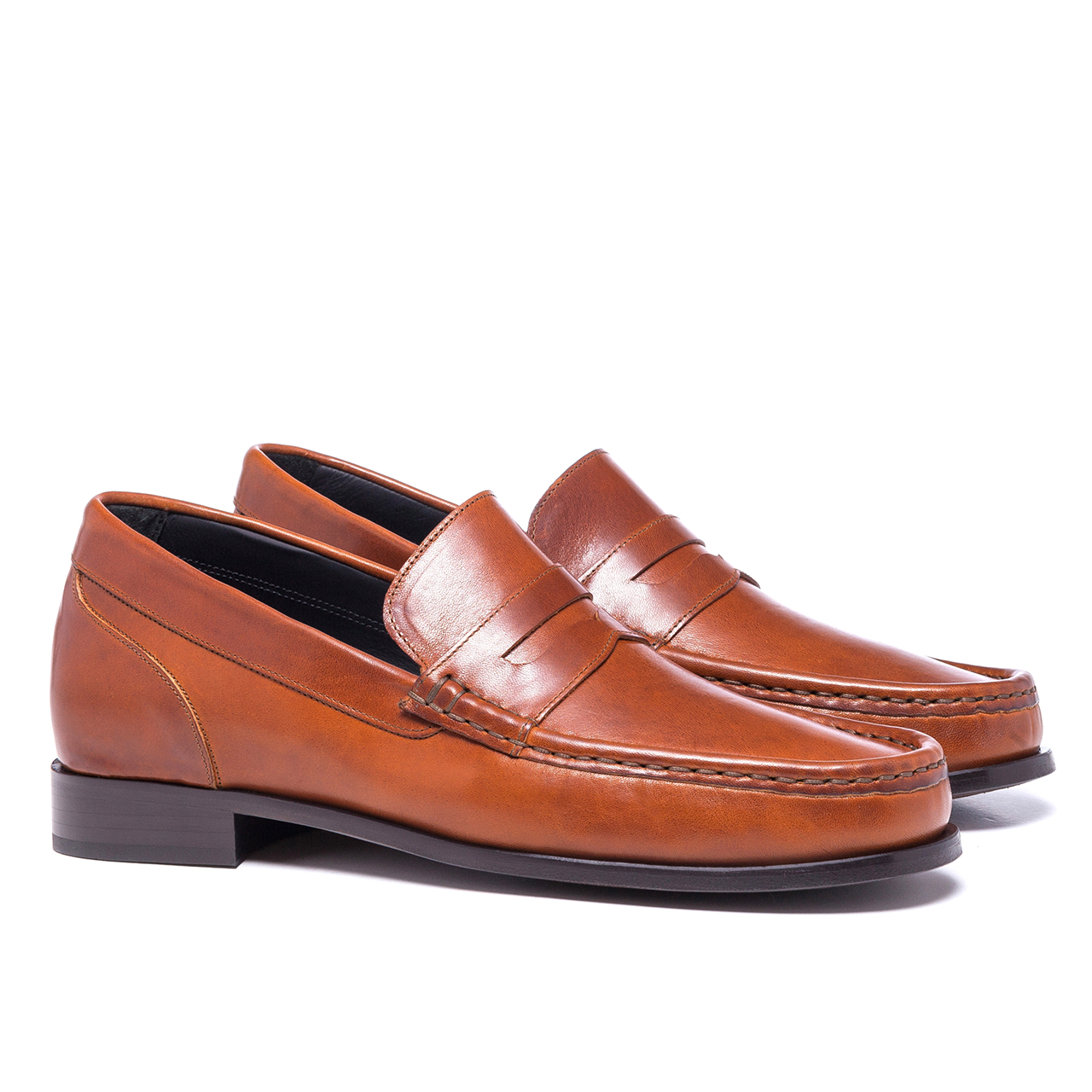 Marrakech - Elevator Loafers in Cordovan Leather up to 2.6 inches
