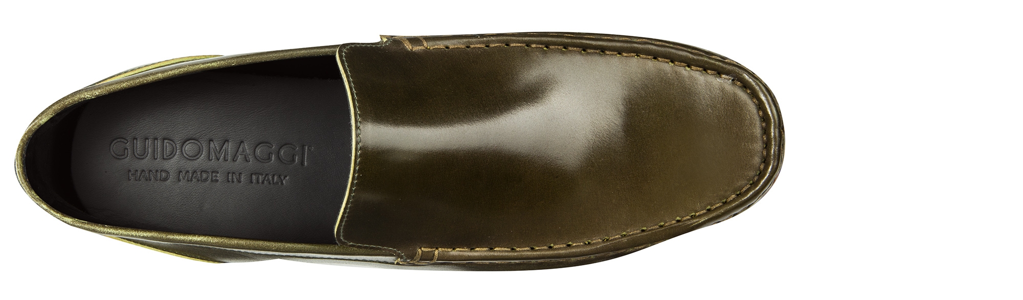 Jaen - Mocassins rehaussants en Cuir Shell Cordovan jusqu'à 6 cm en plus