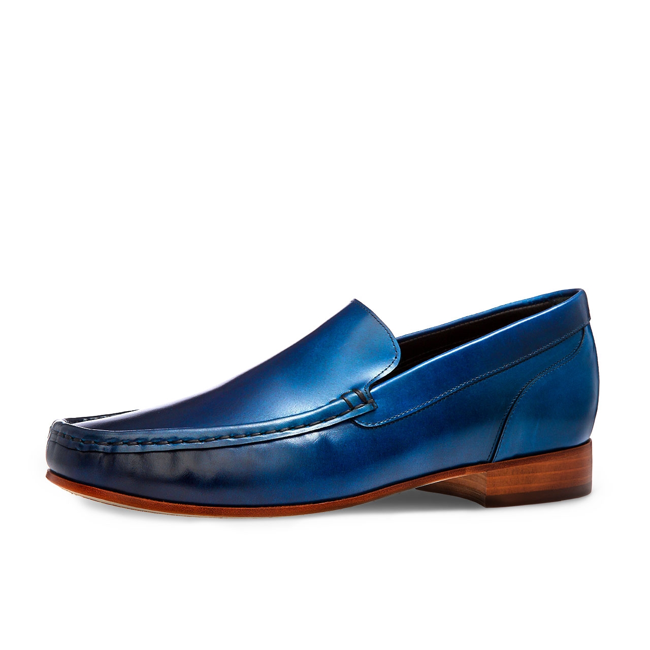 Blue Bay - Elevator Loafers in Shell Cordovan Leather up to 2.6 inches