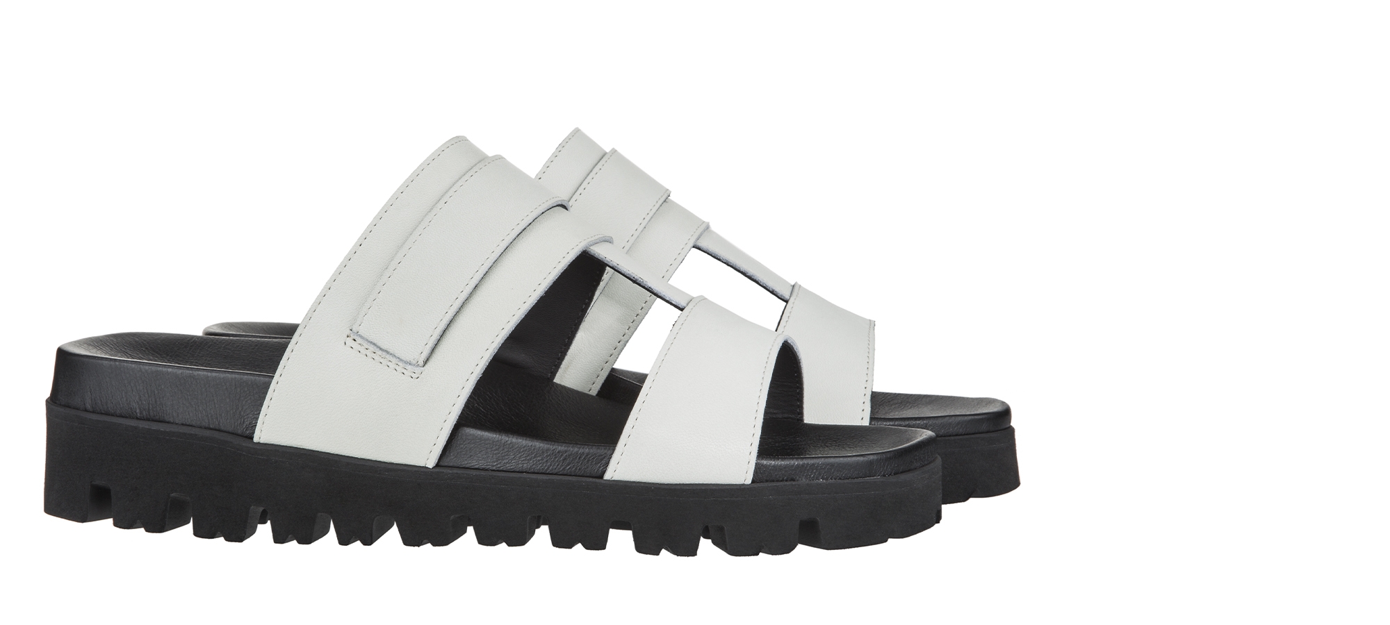 Barbuda - Elevator Sandals in Full Grain Leather up to 2 inches