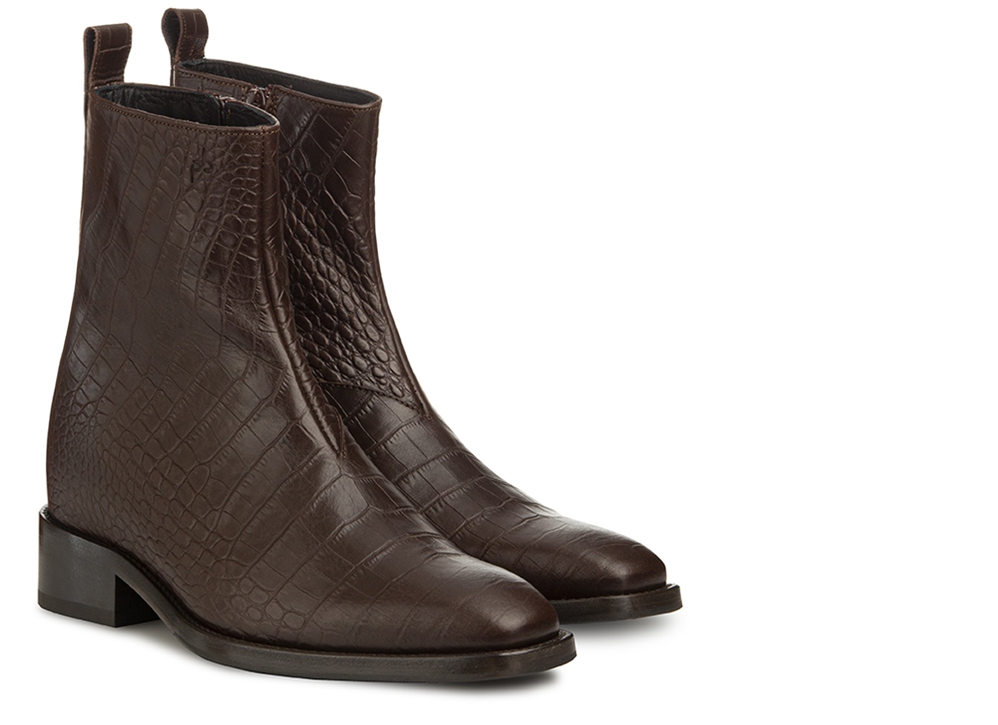  Flers - Elevator Boots in Full Grain Leather from 2.4 to 4 inches
