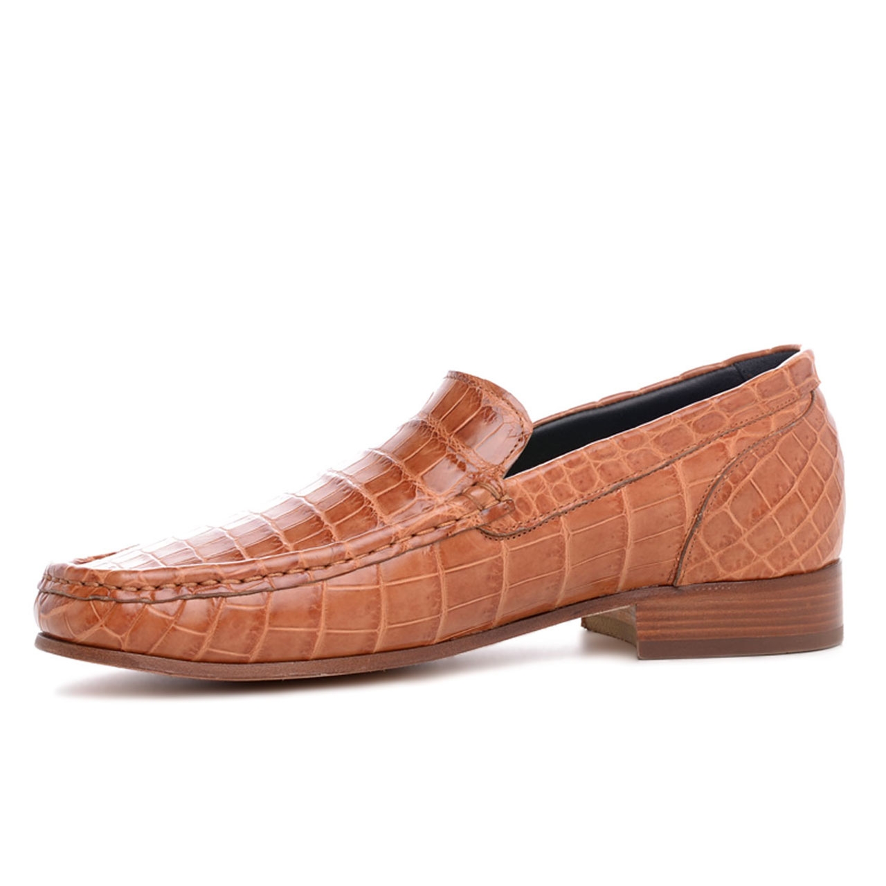 Arbiter - Elevator Loafers in Crocodile Leather up to 2.6 inches
