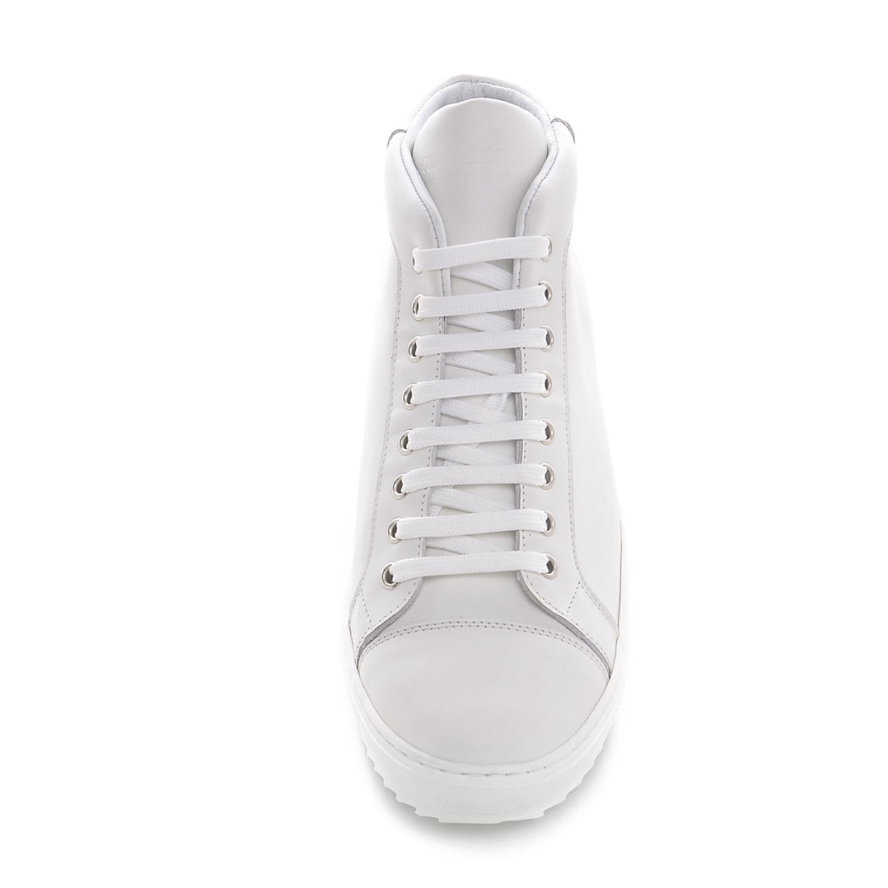 Nevis - Elevator Sneakers in Full Grain Leather from 2.4 to 3.1 inches
