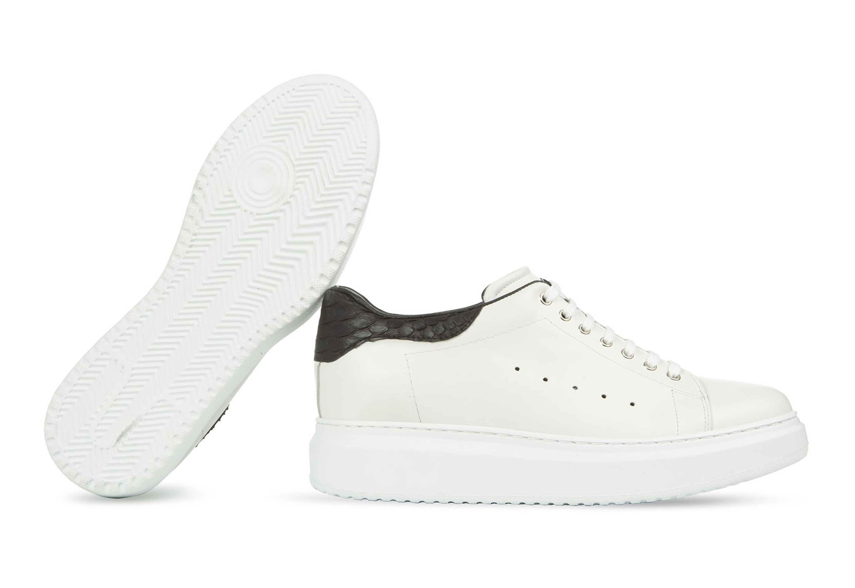 Alexander - Elevator Sneakers in Mix of leathers from 2.4 to 3.1 inches