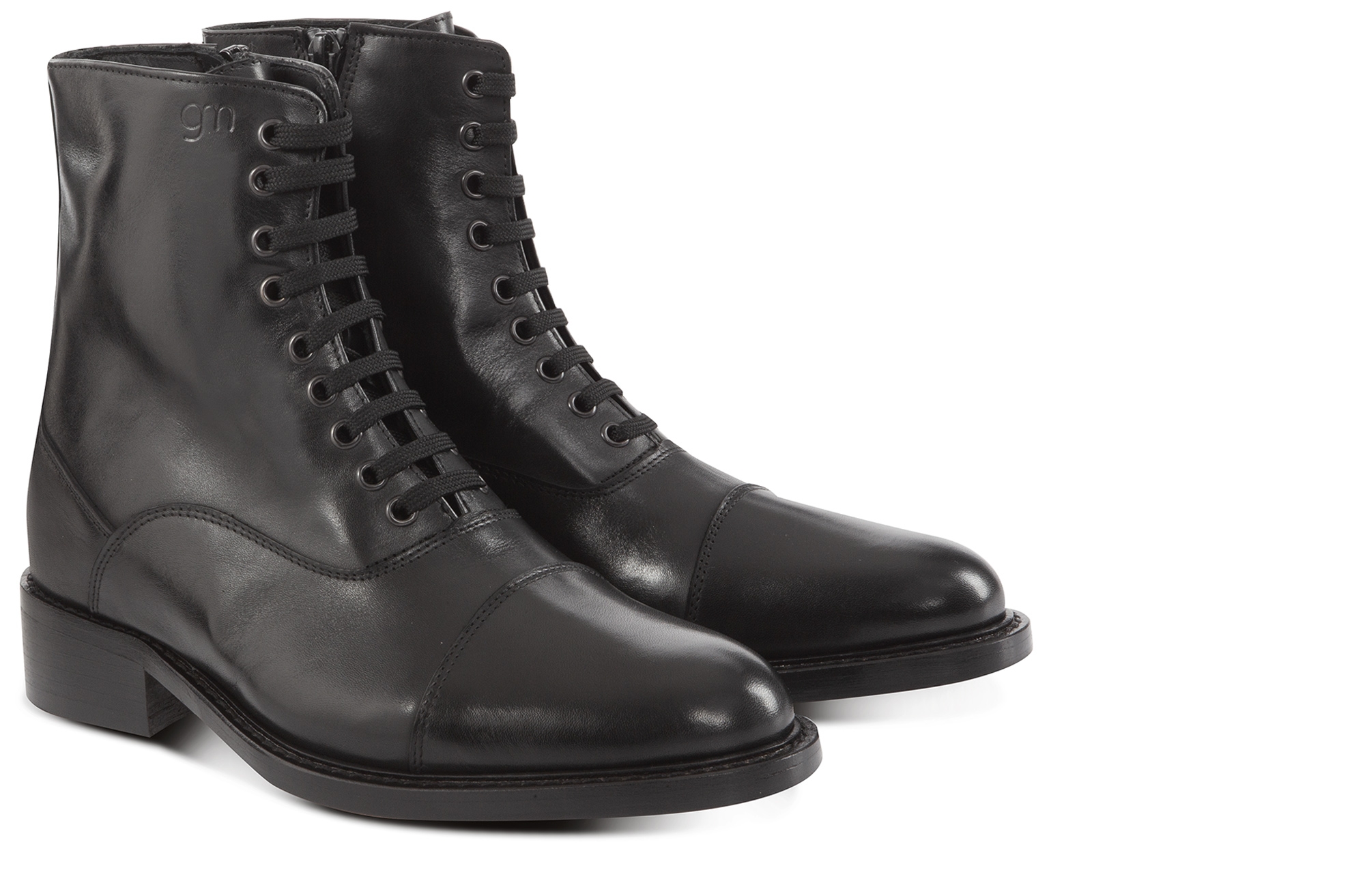 Gallipoli - Bottes rehaussantes en Cuir Pleine Fleur de 6 cm à 10 cm en plus
