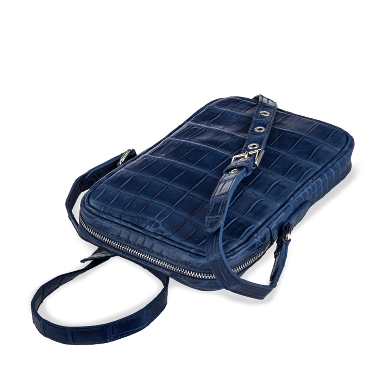 Avion - Messenger Bag in crocodile Leather