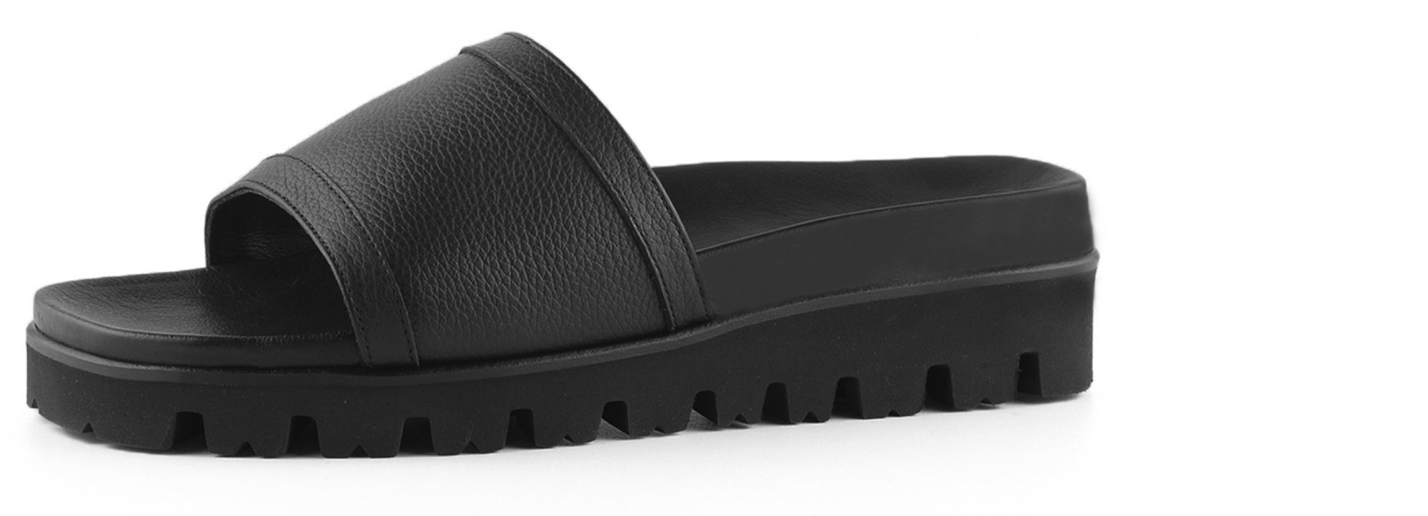 Mondello - Sandales réhaussantes en Cuir jusqu'à 6 cm en plus