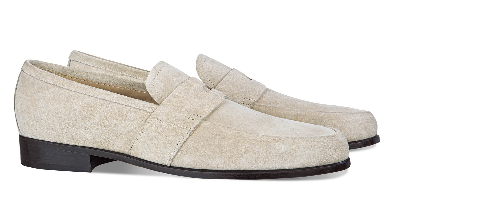 Ajman - Elevator Loafers in Suede Leather up to 2.6 inches