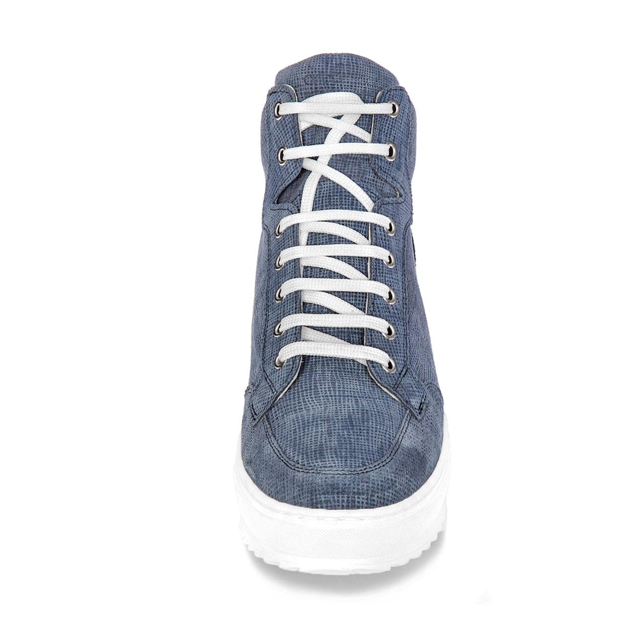 Corso Magenta - Elevator Sneakers in Suede Leather from 2.4 to 4 inches