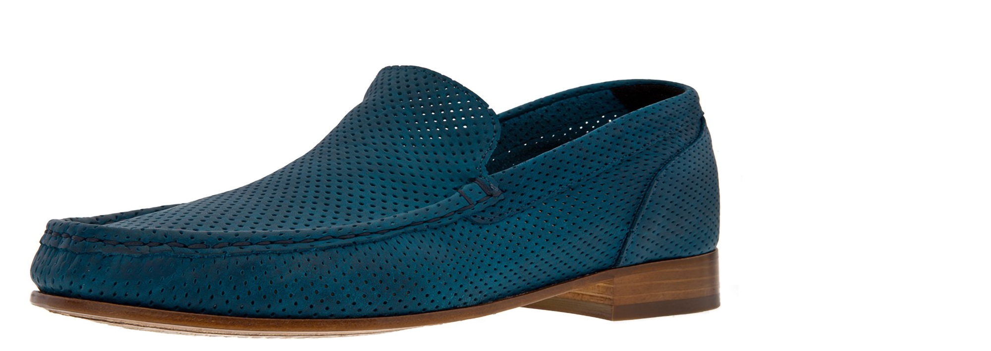 Ajaccio - Elevator Loafers in Perforated Leather up to 2.6 inches
