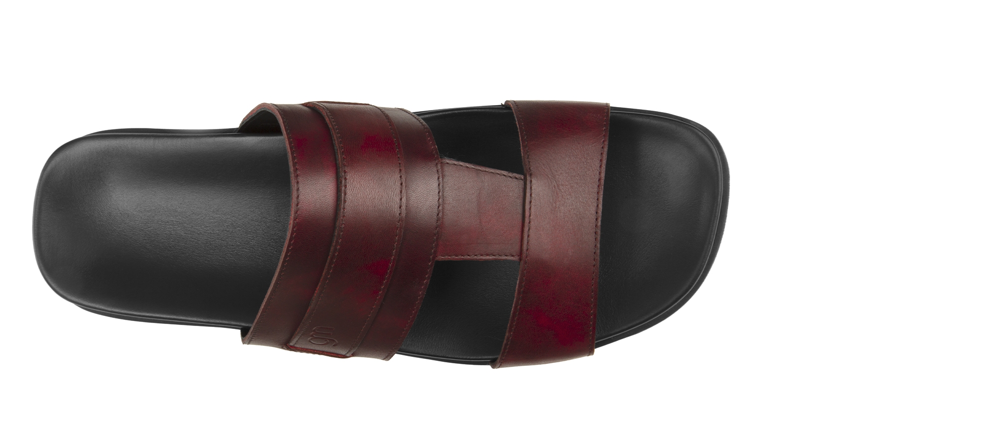 Aiea - Elevator Sandals in Full Grain Leather up to 2 inches