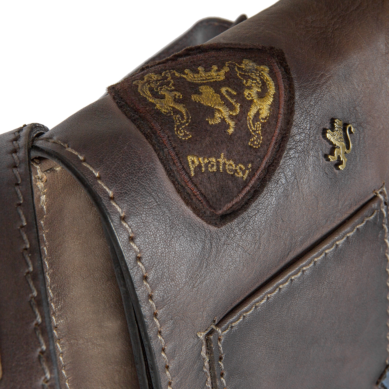 Messenger - Sac en cuir Pratesi pour homme