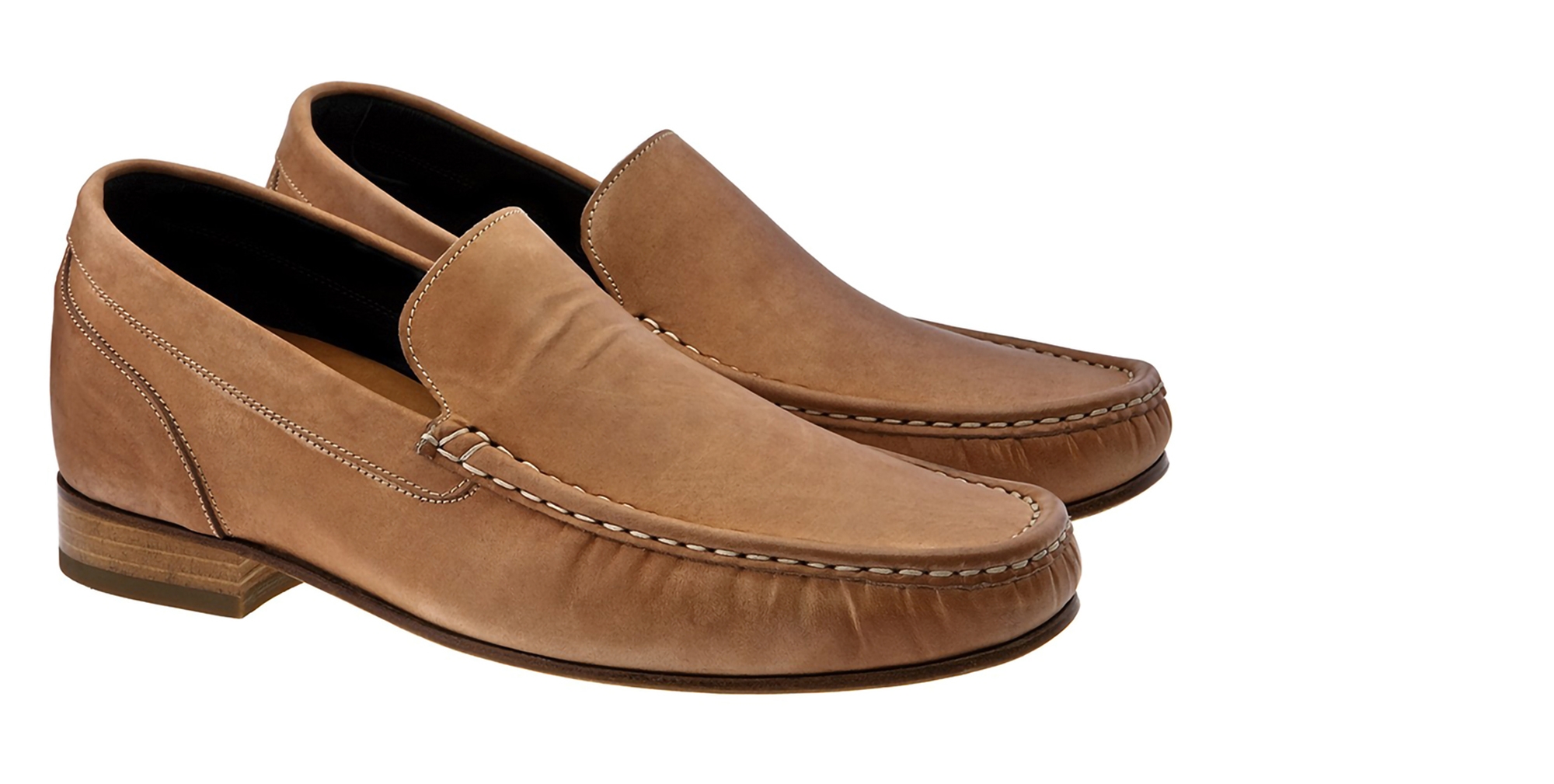 Amalfi - Elevator Loafers in Full Grain Leather up to 2.6 inches