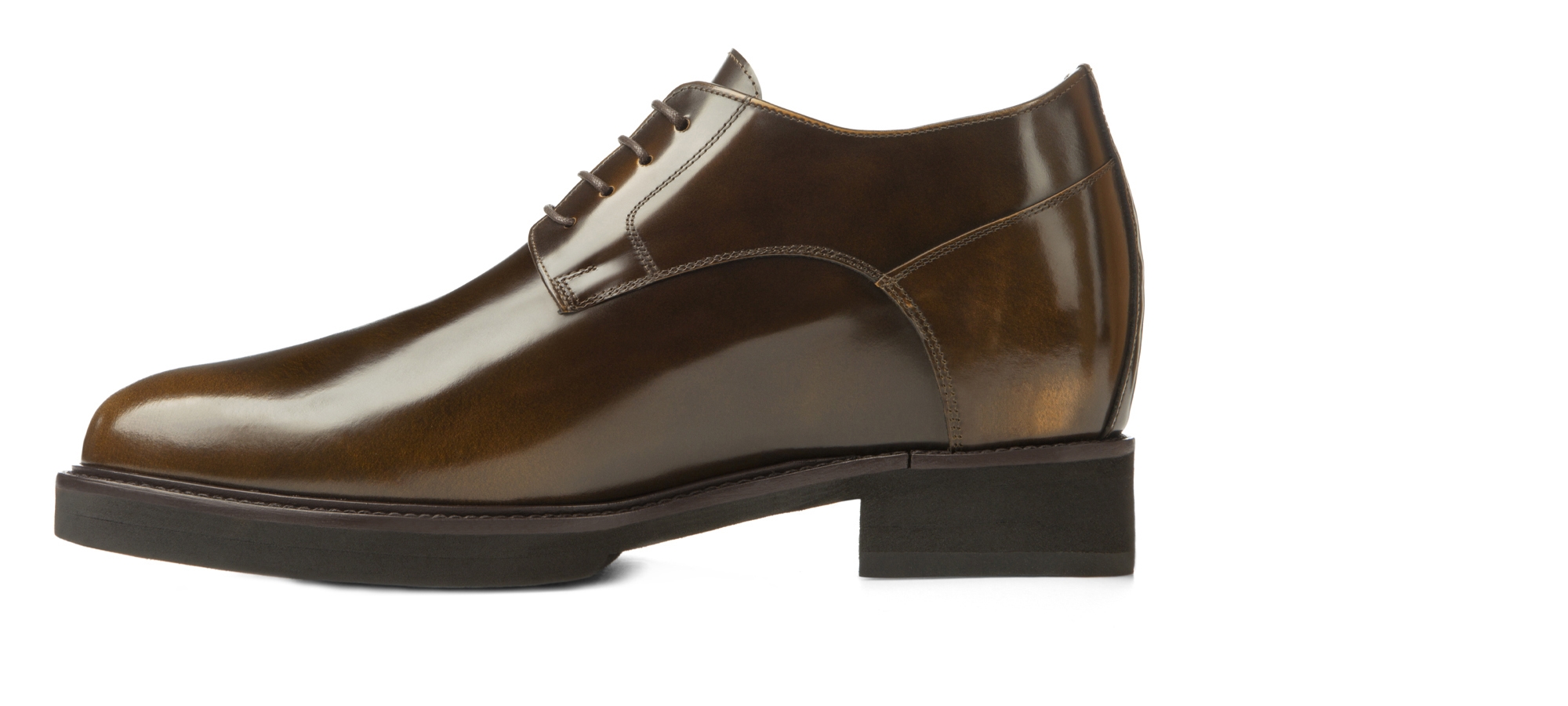 Pucon - scarpe con rialzo in pelle fino a 11 cm più alto