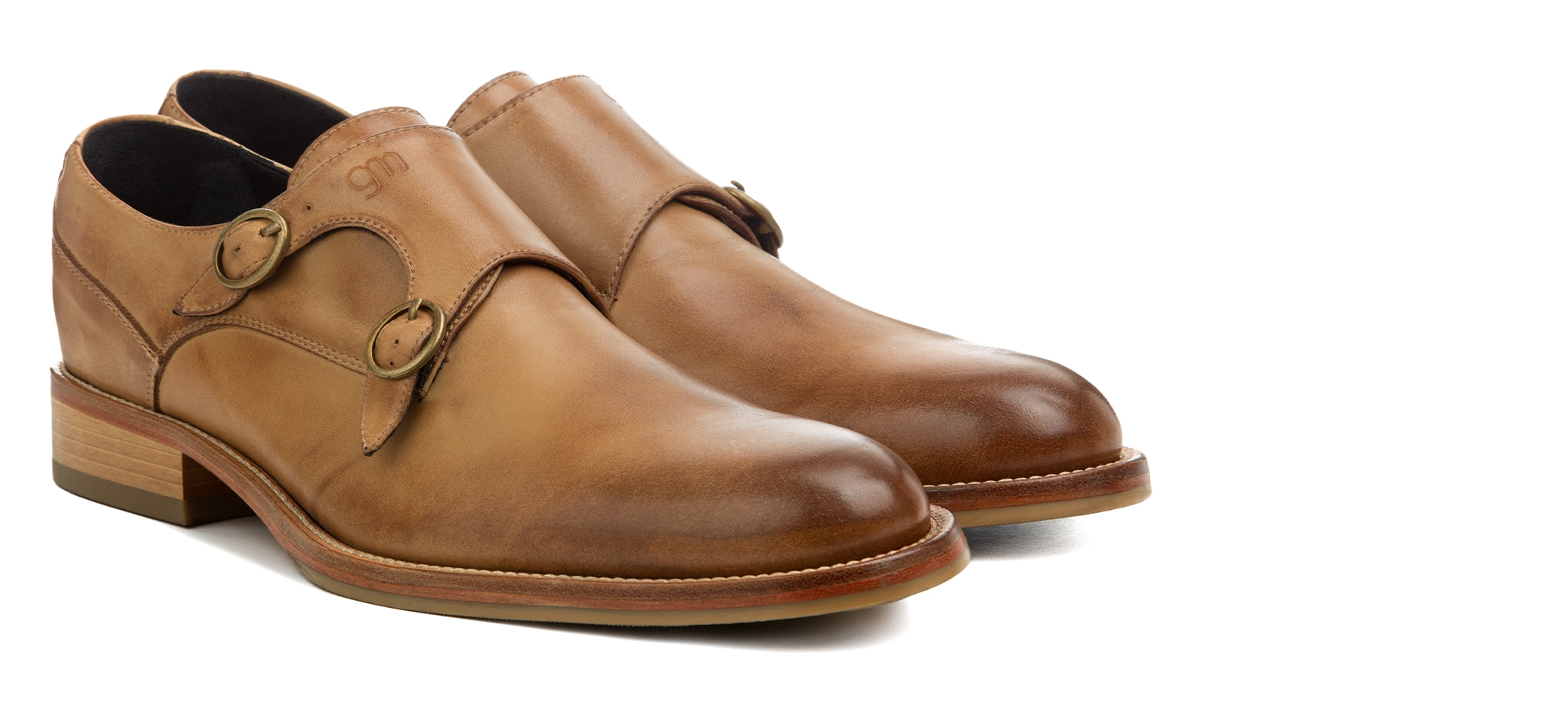 Glendale - Scarpe Classiche con rialzo da uomo in Pelle Pieno Fiore da 6 a 8 cm più alto