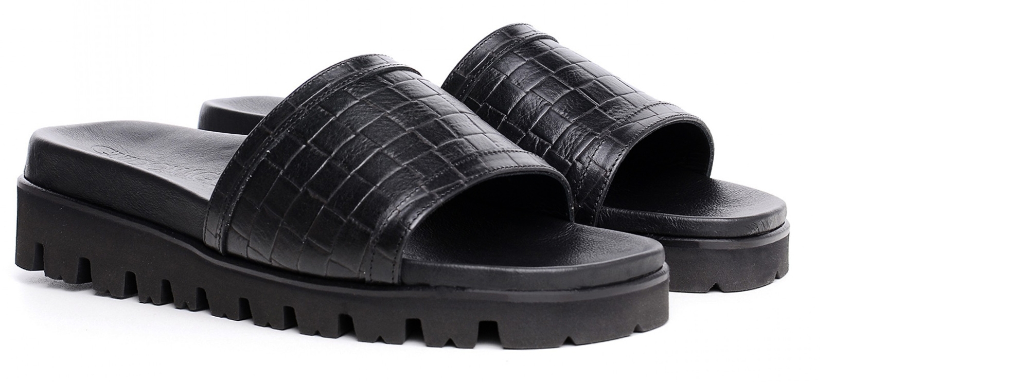 Hilo - Elevator Sandals in Full grain Leather up to 2 inches
