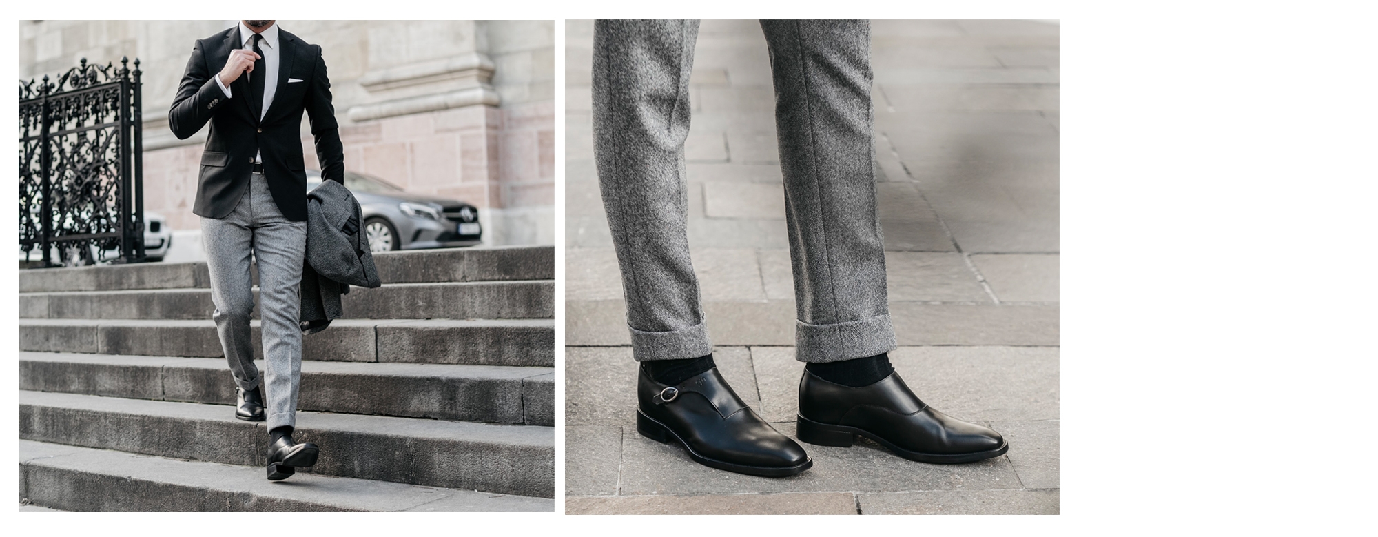 Gorizia - Scarpe Classiche rialzanti in Pelle Pieno Fiore da 6 a 8 cm più alto