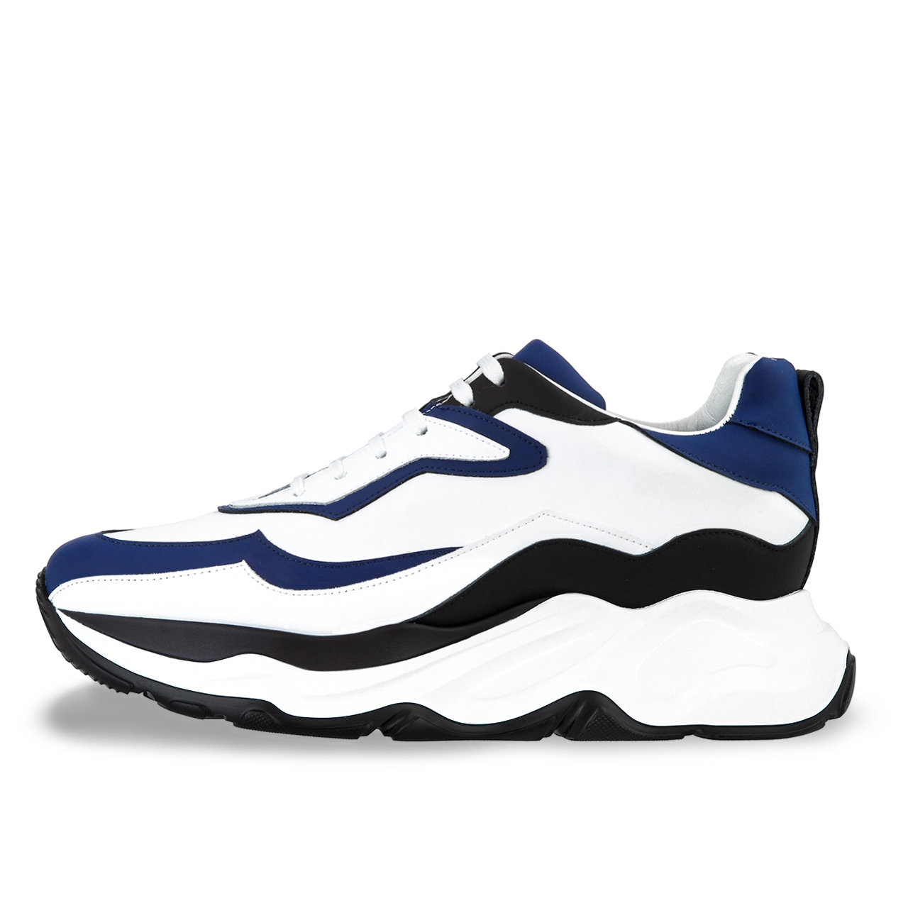 Giant Dragon - Elevator Sneakers in Rubberized Effect from 2.4 to 4.3 inches
