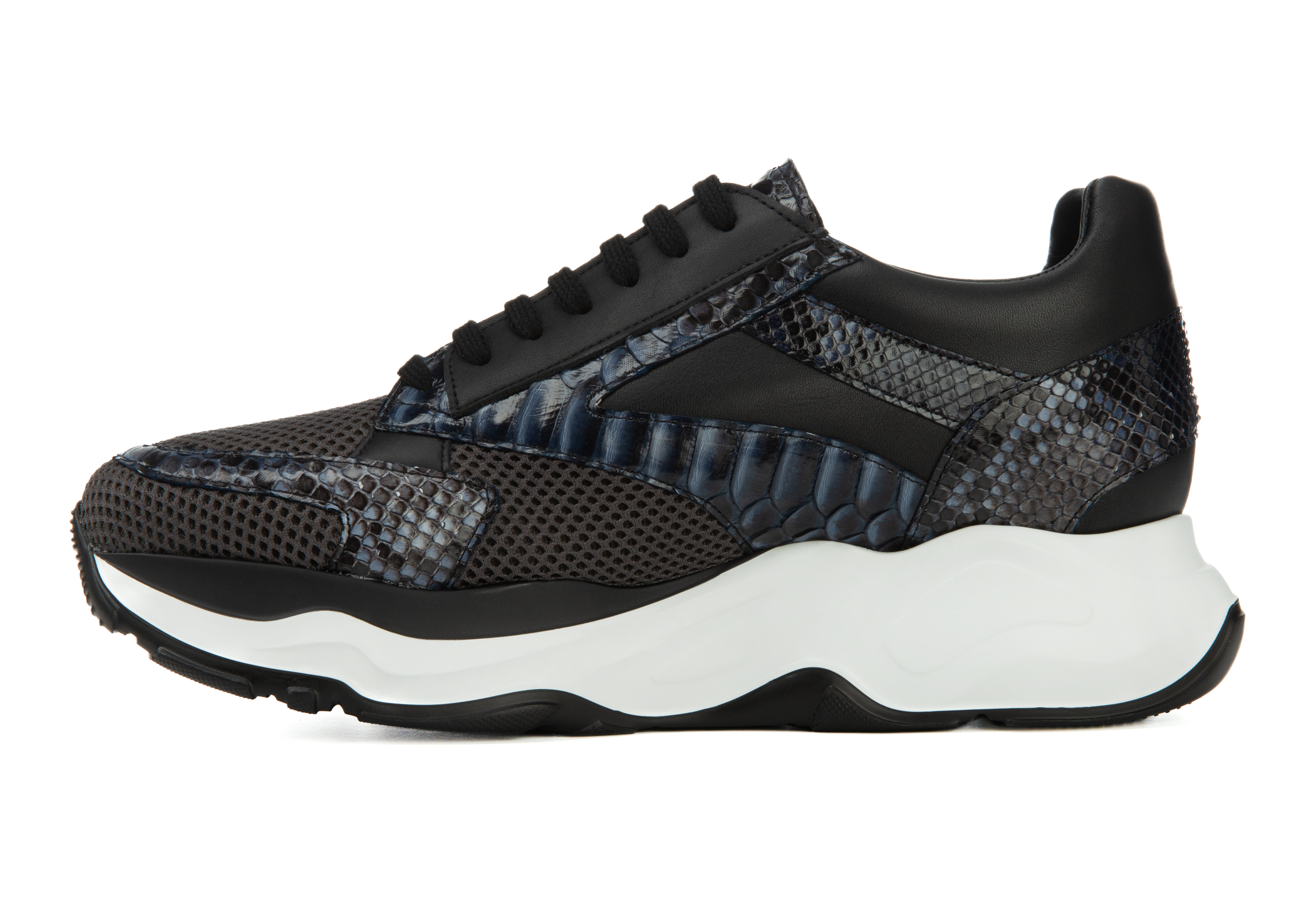 Bigfork - Elevator Sneakers in Mix of leathers up to 4.3 inches