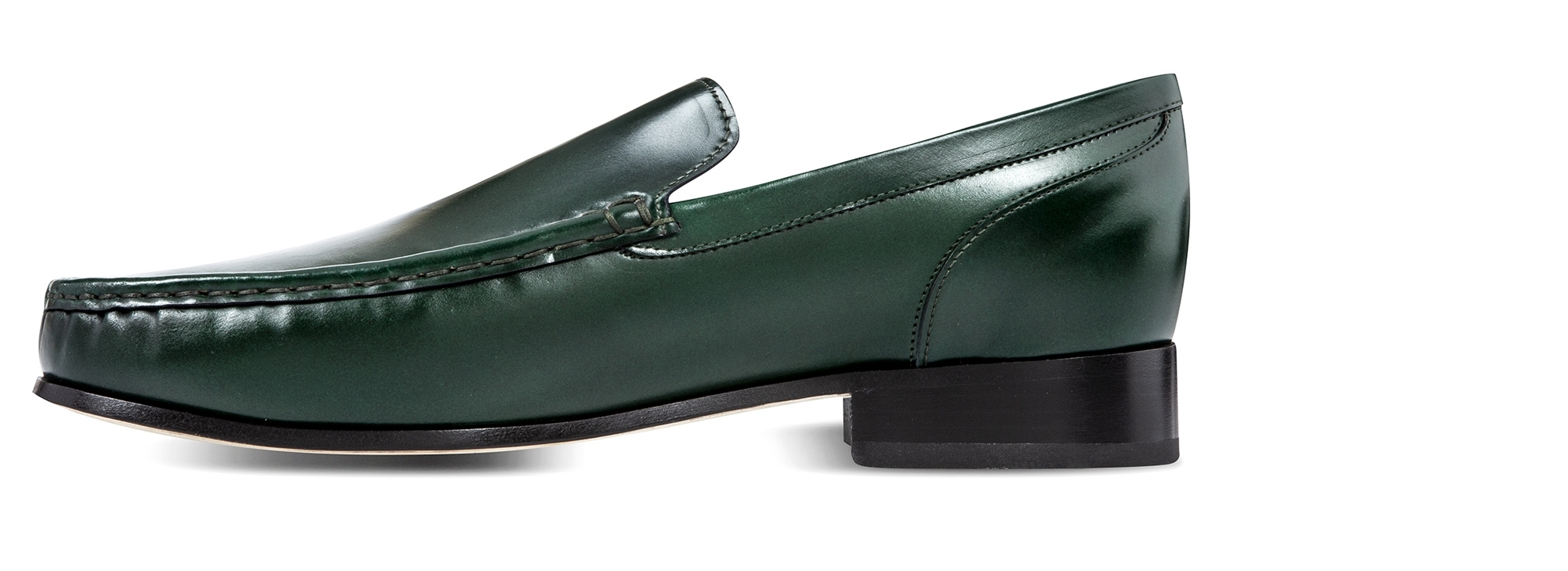 Jizan - Mocassins rehaussantes en Cuir Shell Cordovan jusqu'à 6,5 cm en plus