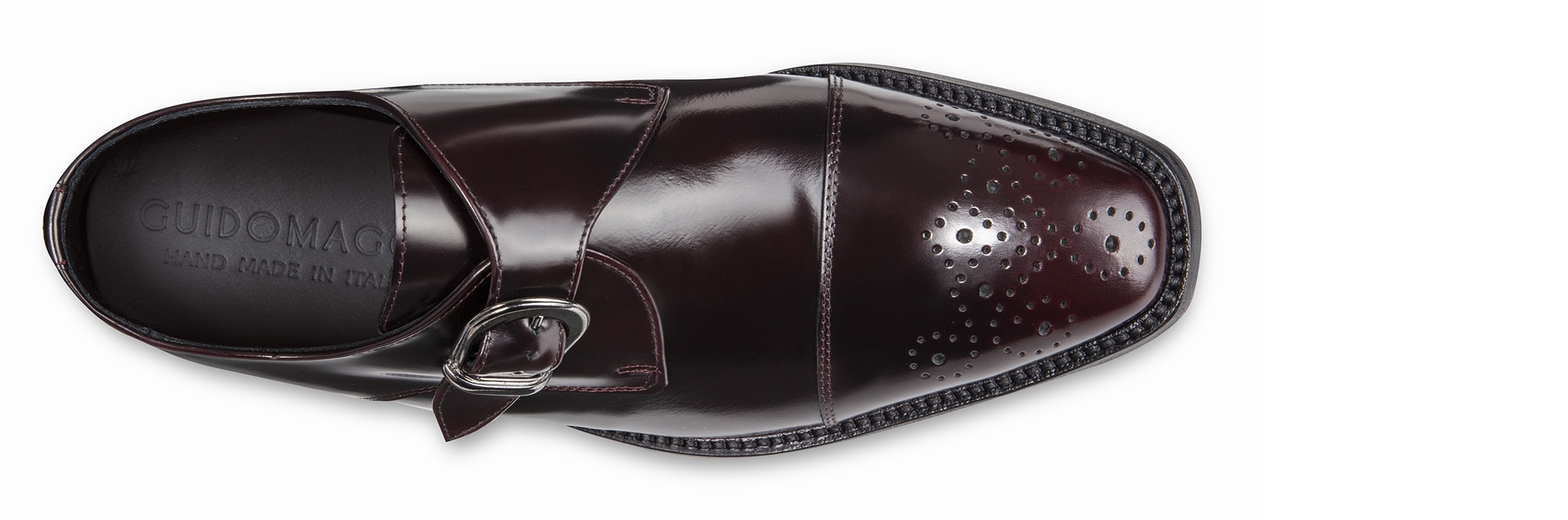 Burnaby -Classiche Monofibia rialzanti da uomo in pelle fino a 8 cm più alto