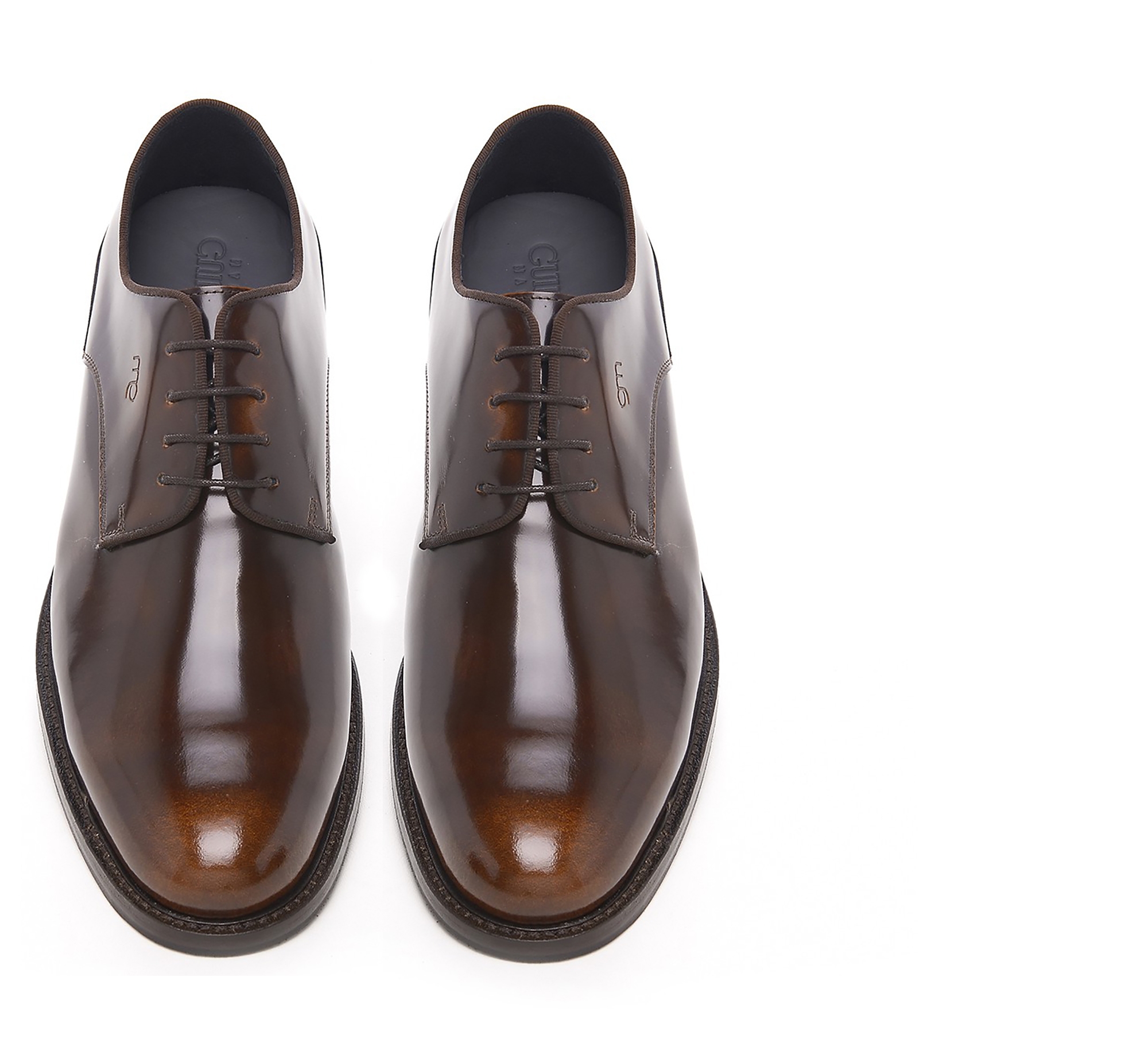 Ancona - Elevator Dress Shoes in Brushed Leather from 2.4 to 3.1 inches 