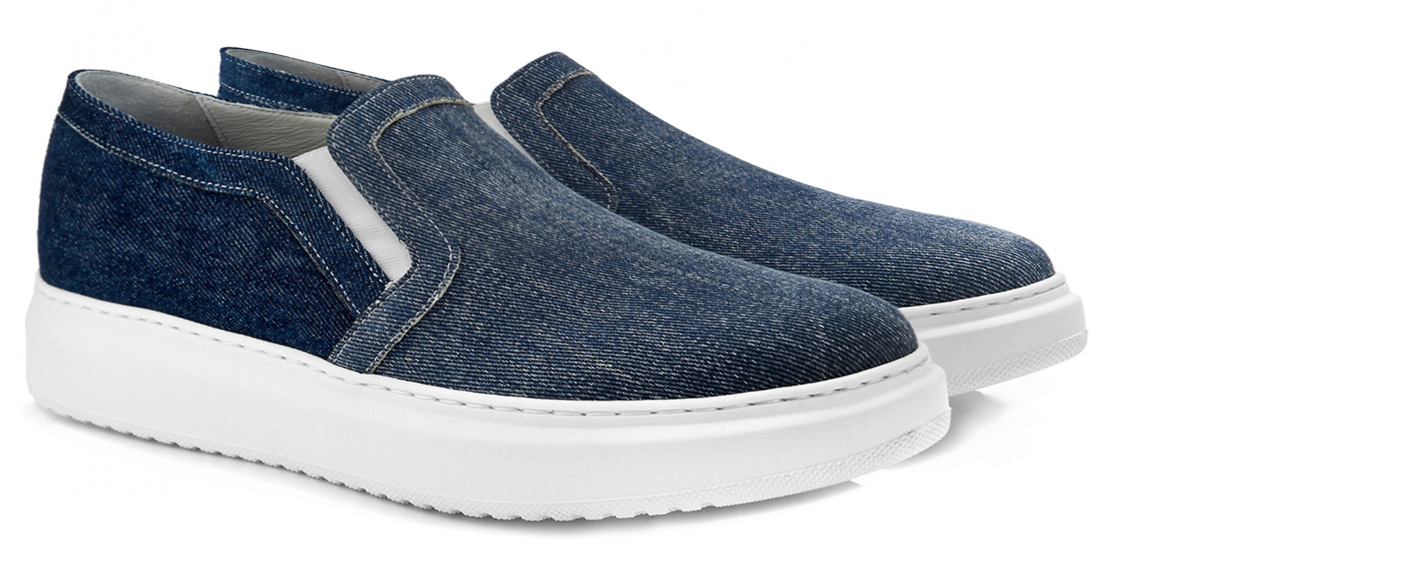 Alassio - Elevator Slip-Ons in Fabric up to 2.6 inches