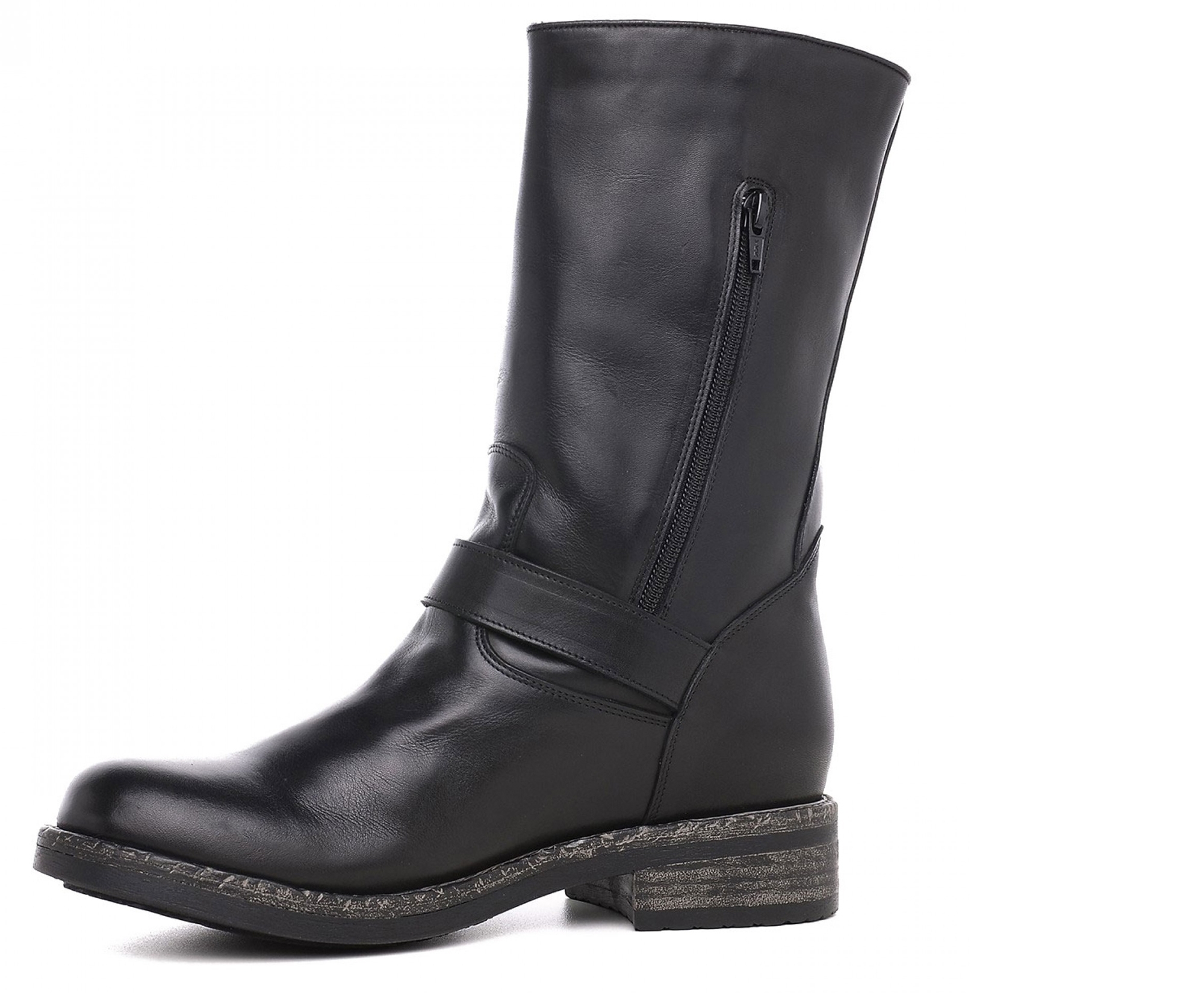 Hamburg - Bottes rehaussantes en Cuir Pleine Fleur de 6 cm à 10 cm en plus