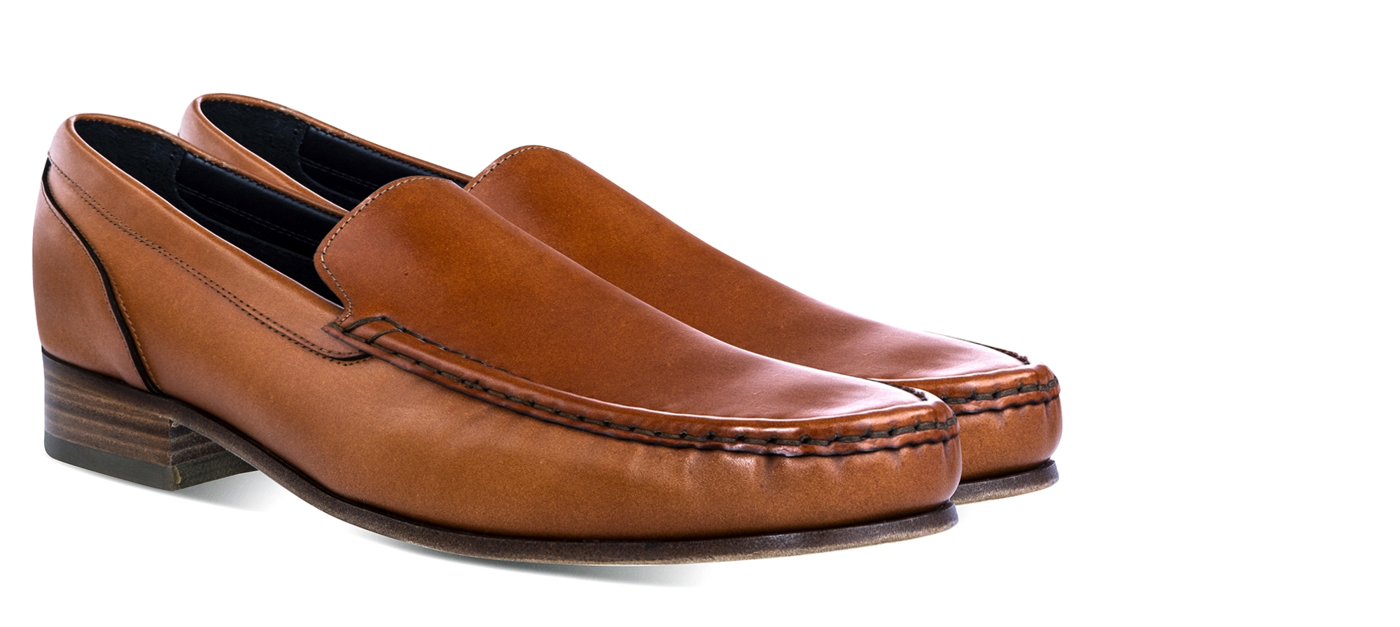 Cobres - Elevator Loafers in Shell cordovan Leather up to 2.4 inches