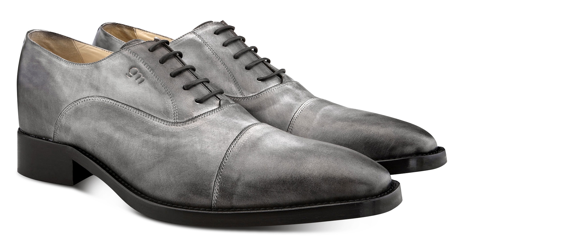  Montreal - Elevator Shoes in Full Grain Leather from 2.4 to 3.1 inches