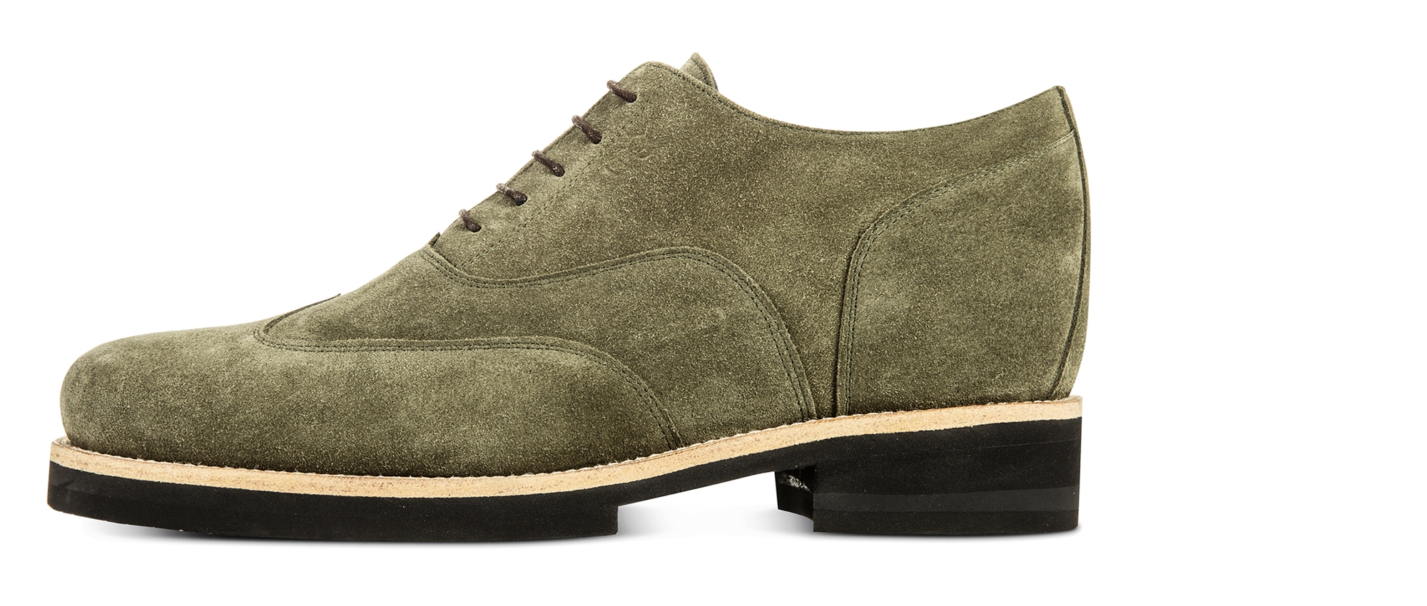 BACABAL - SCARPE CLASSICHE RIALZANTI IN PELLE SCAMOSCIATO FINO A 12 CM PIÙ ALTO