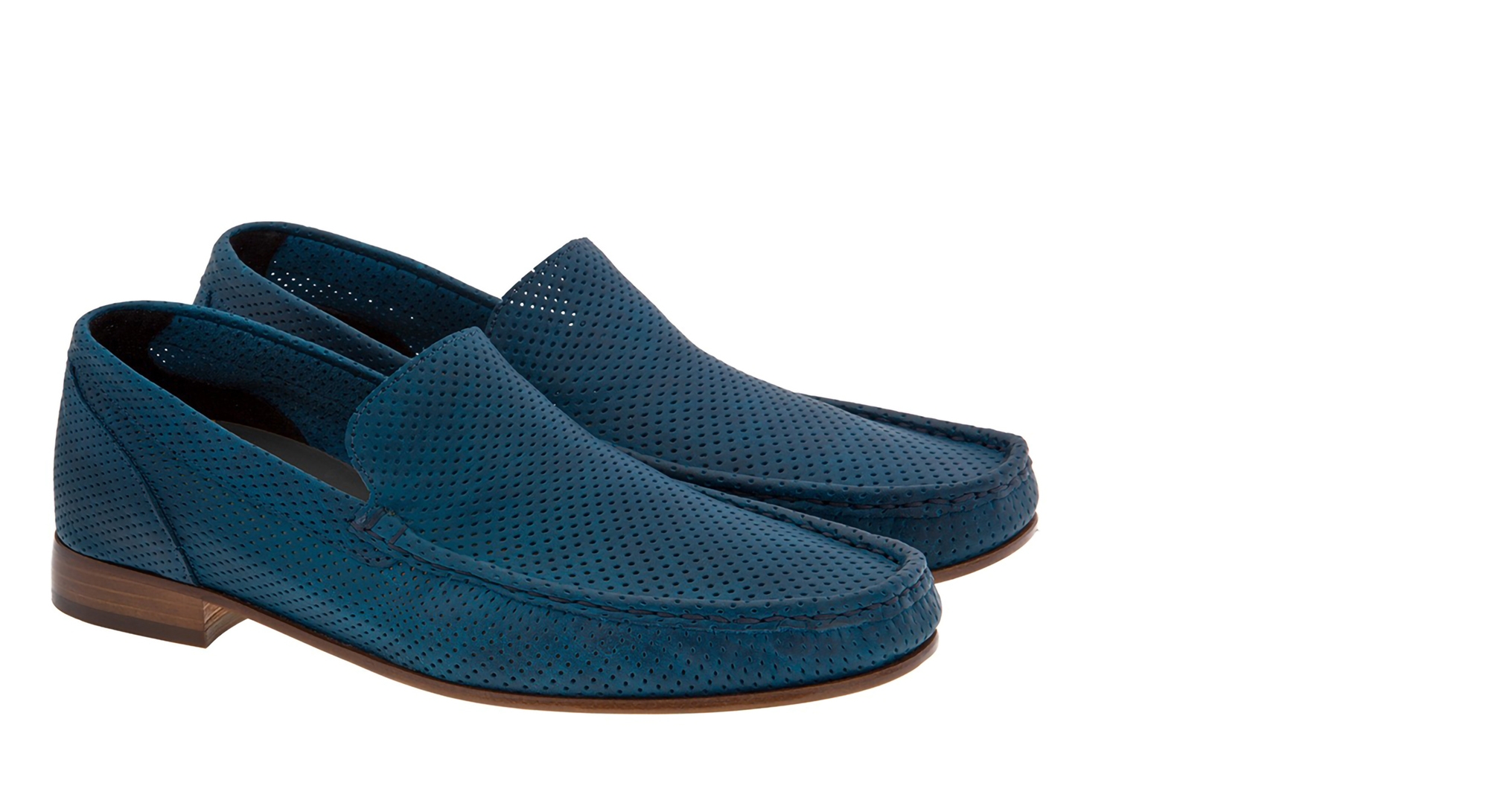 Ajaccio - Elevator Loafers in Perforated Leather up to 2.6 inches