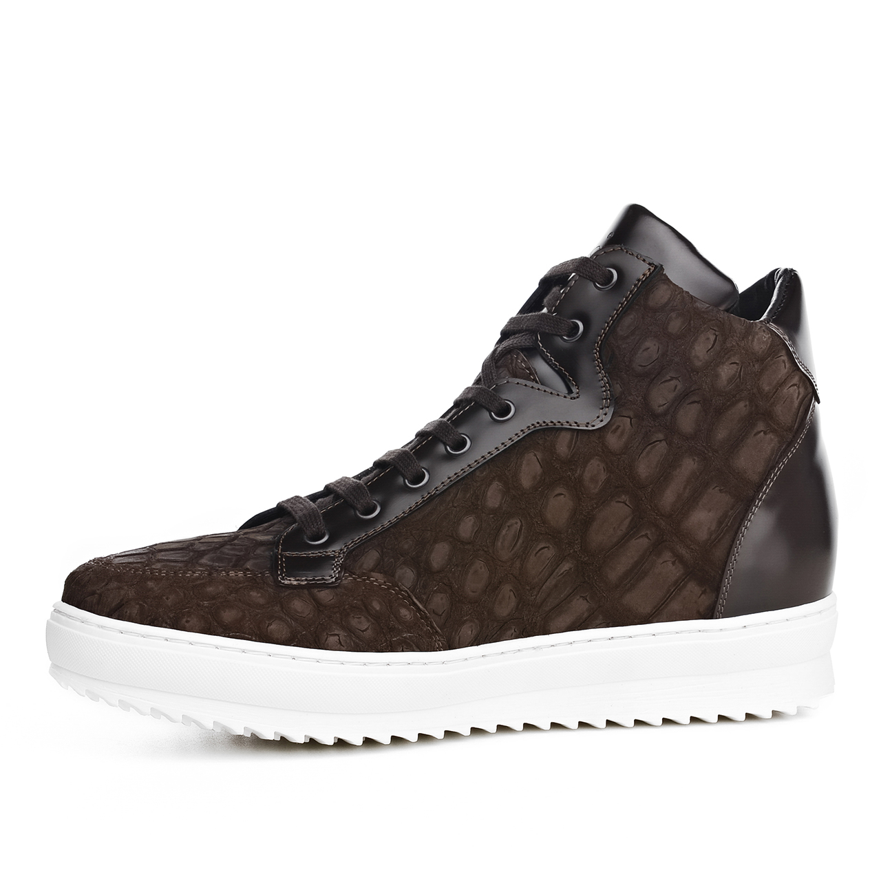 Ecuador - Elevator Sneakers in Mix of leathers from 2.4 to 4 inches