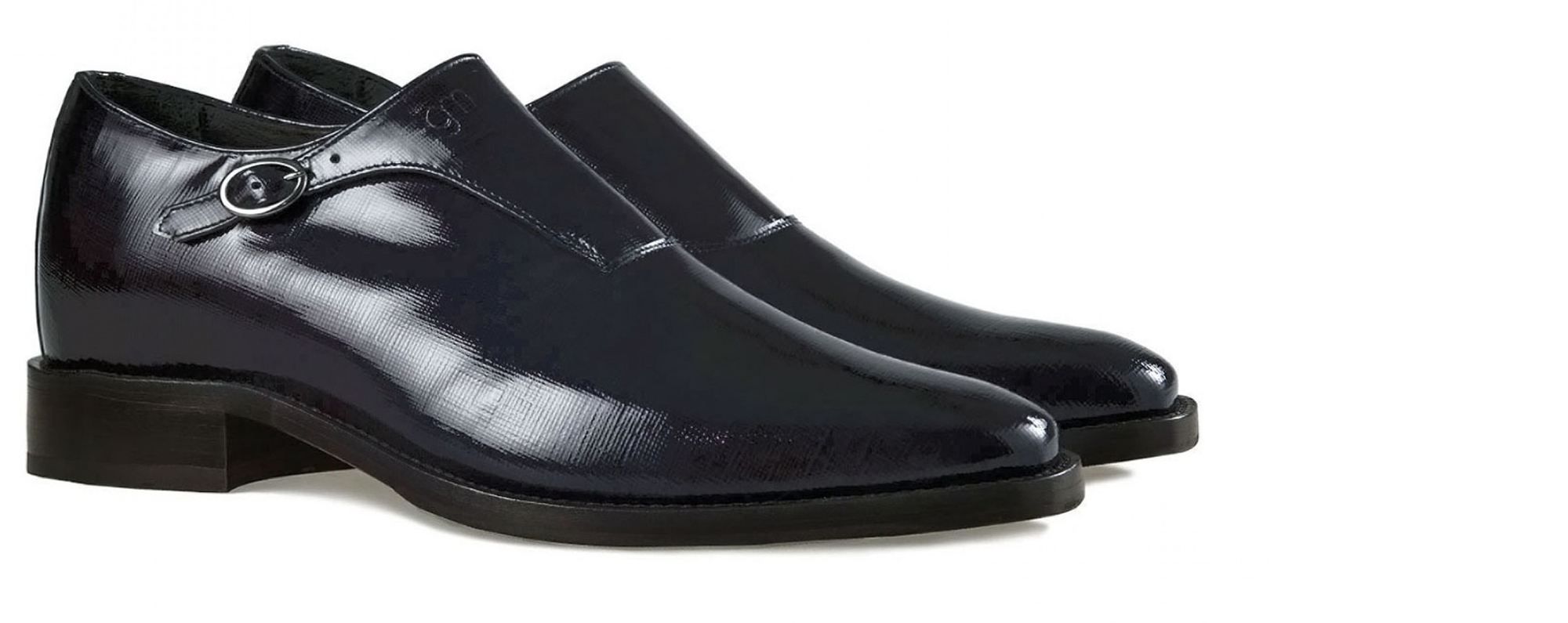 Sirmione -classica scarpe con rialzo per matrimonio in Pelle Da 6 a 8 cm più alto
