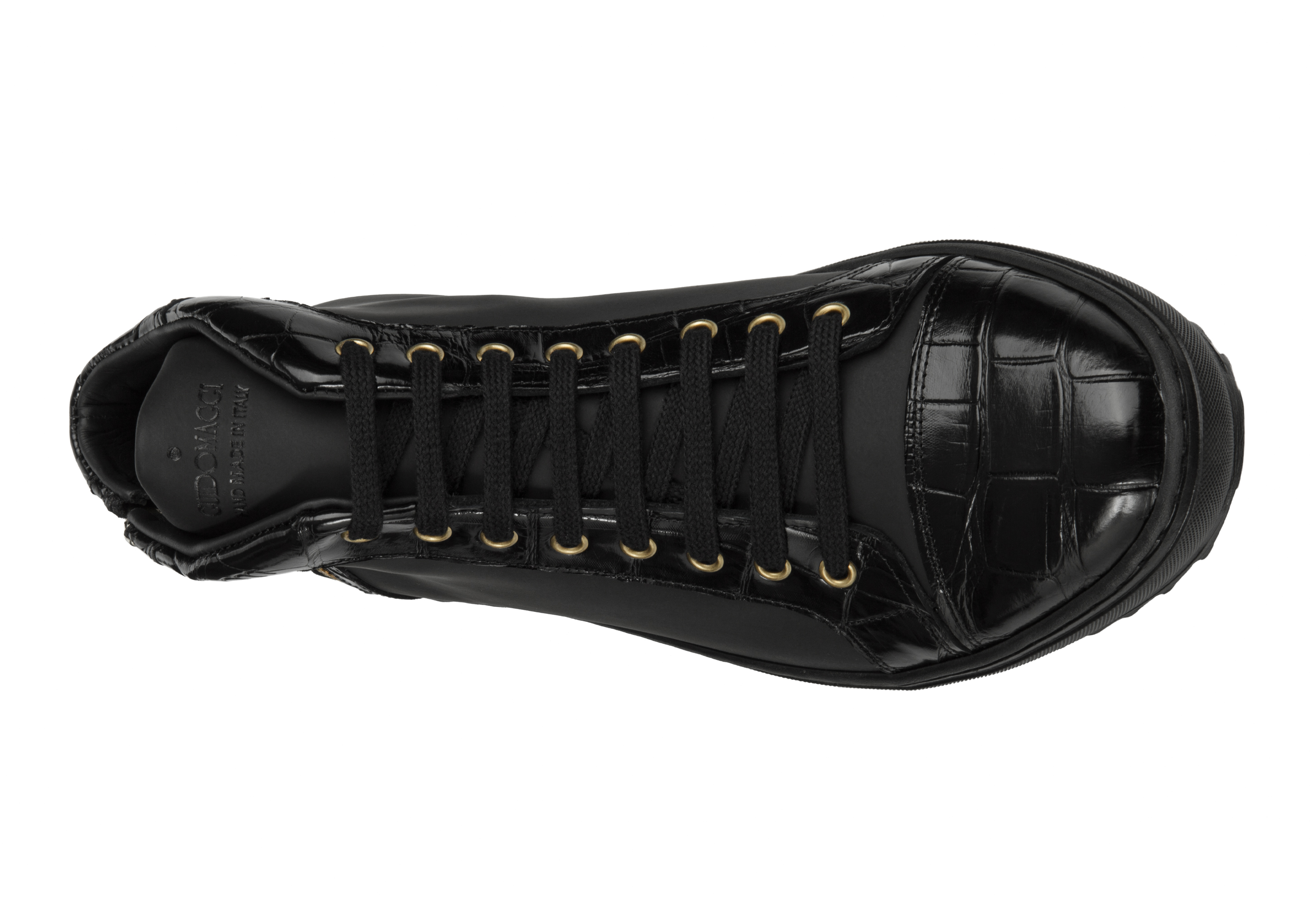 Herat - Elevator Sneakers in Crocodile Leather up to 2.75 inches