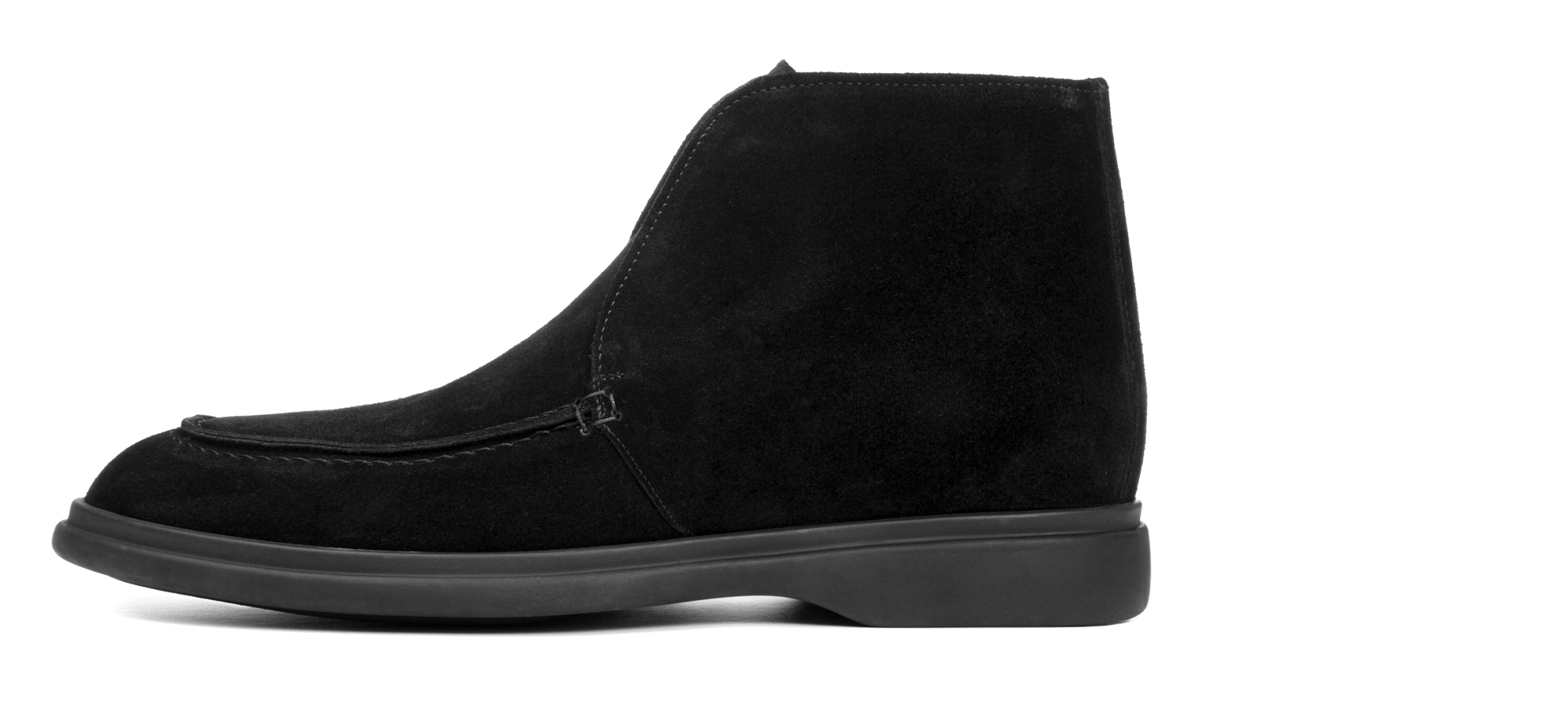 Clayton - Elevator Ankle Boots in Suede Leather from 2.4 to 3.1 inches