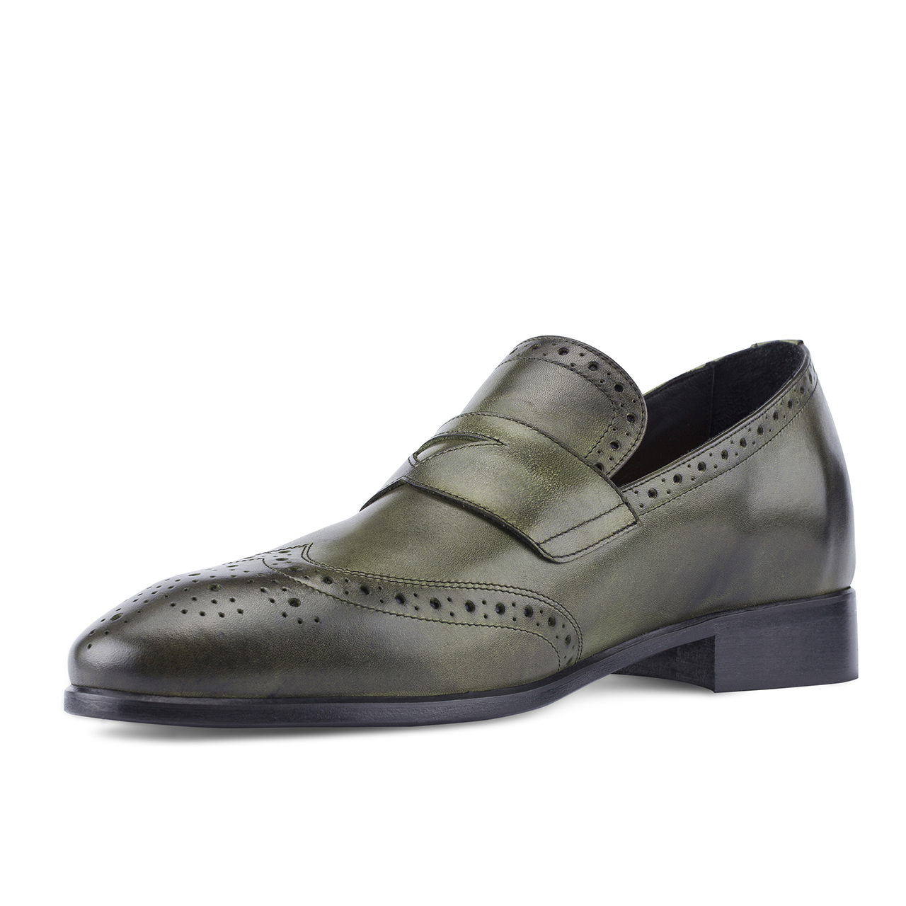 Brunei - Mocassini con rialzo interno da uomo in Pieno Fiore Fino a 6 cm più alto