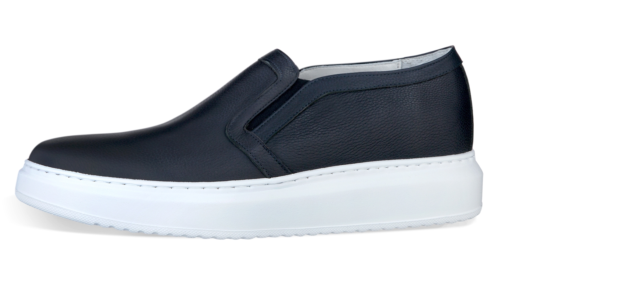 Belo Horizonte - Elevator Slip-Ons in Full Grain Leather up to 6 cm
