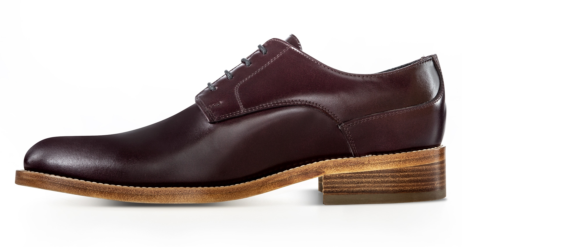 Antibes - Scarpe Classiche con rialzo in Pelle Shell Cordovan da 6 a 8 cm più alto