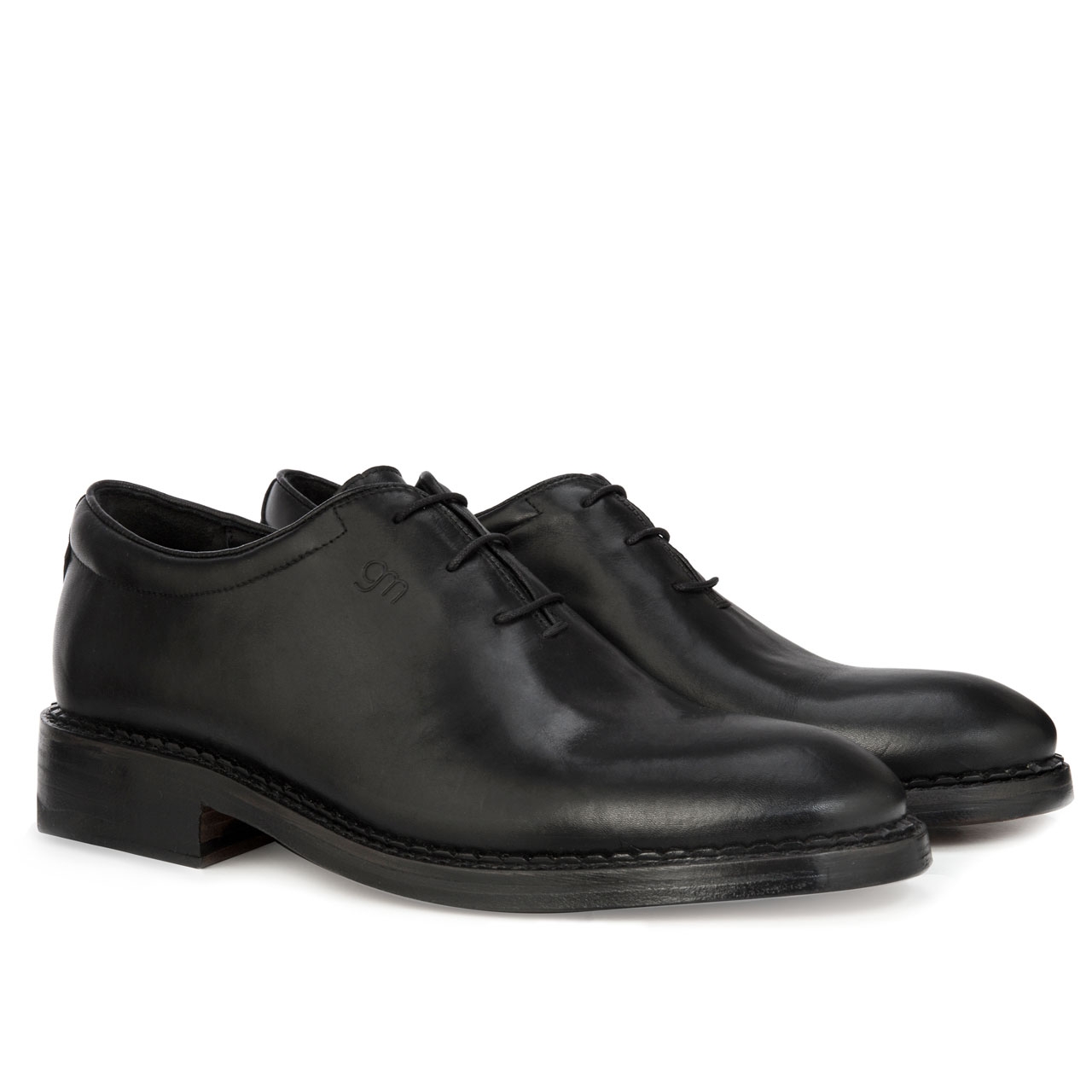 Jeddah - Chaussures Classiques rehaussantes en Cuir Pleine Fleur de 6 cm à 8 cm en plus