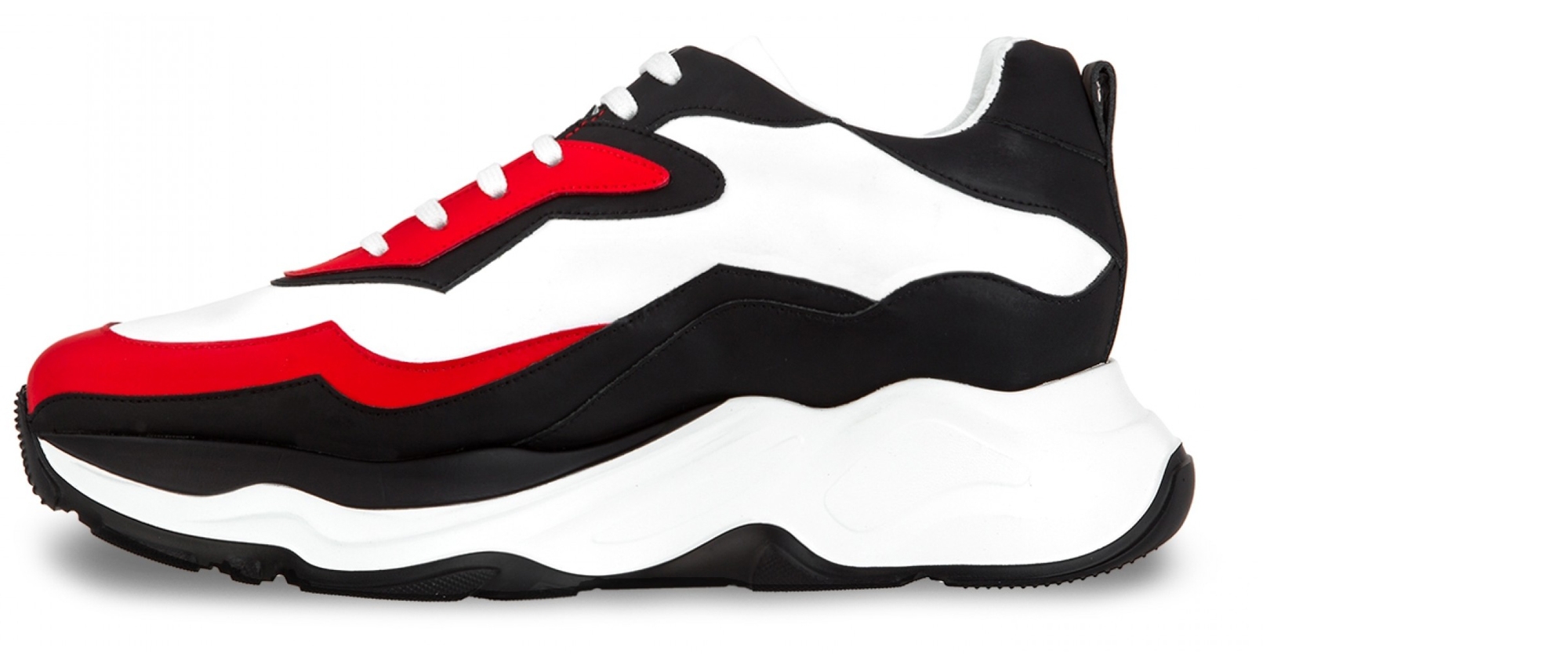 Giant Bull - Elevator Sneakers in Rubberized Effect Leather from 2.4 to 4.3 inches  